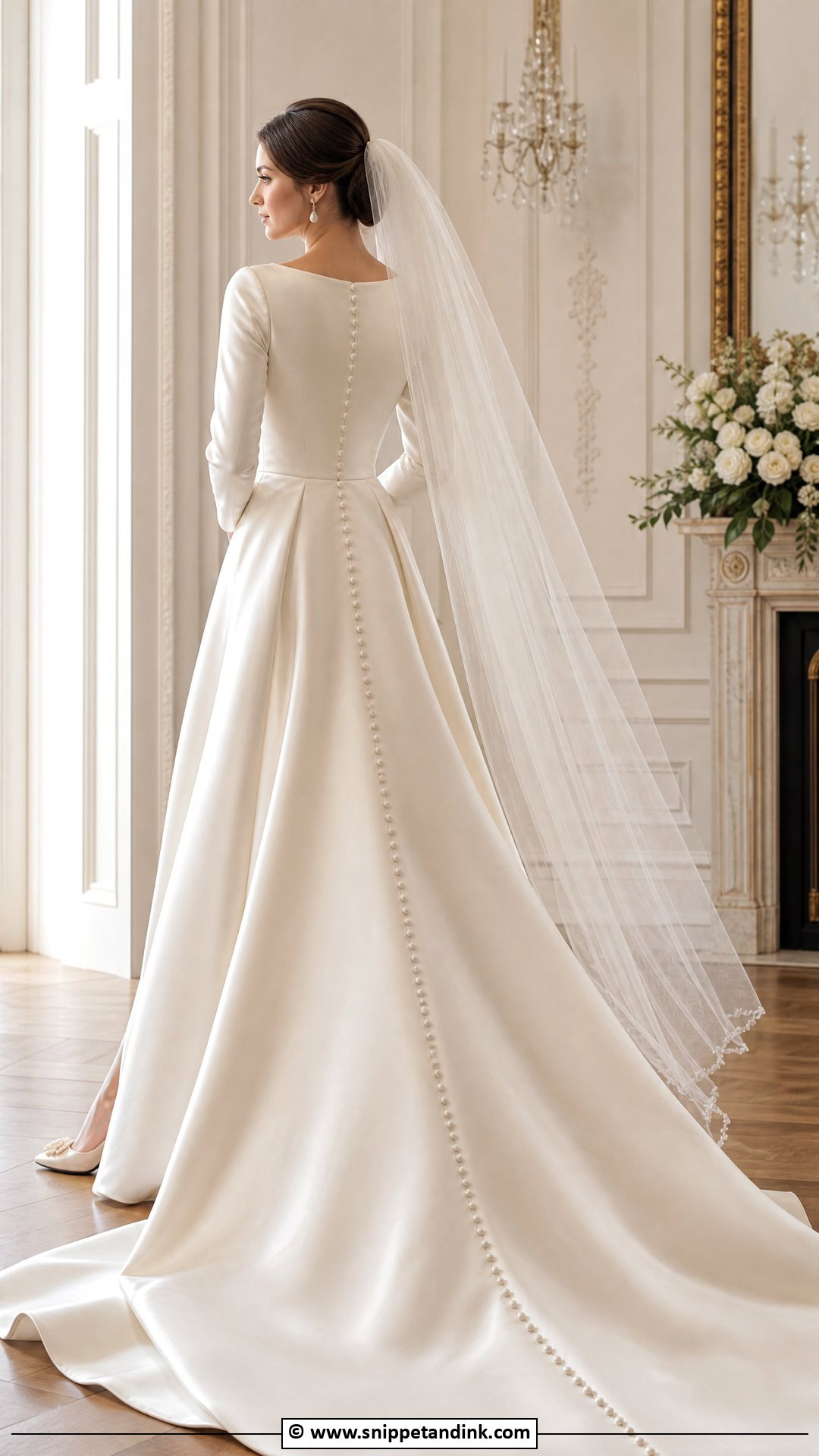 Button Back Wedding Dress - Snippet and Ink - 35 Classic Wedding Dress Ideas