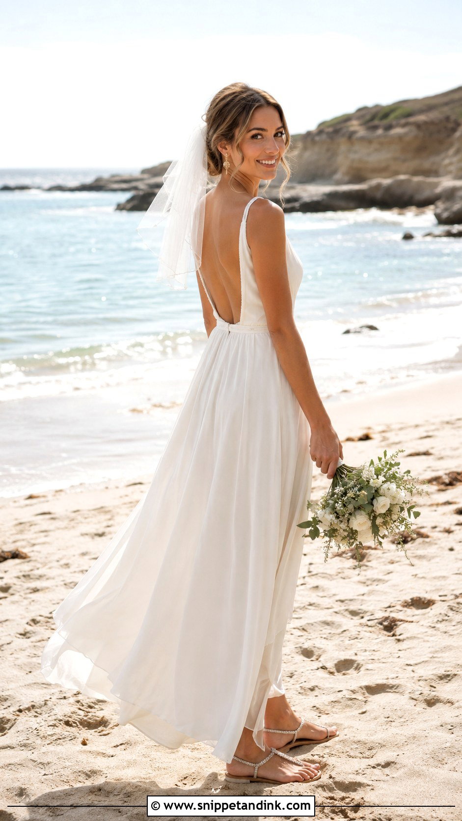 California Beach Wedding Dress - Snippet and Ink - 20 American Wedding Dress Ideas