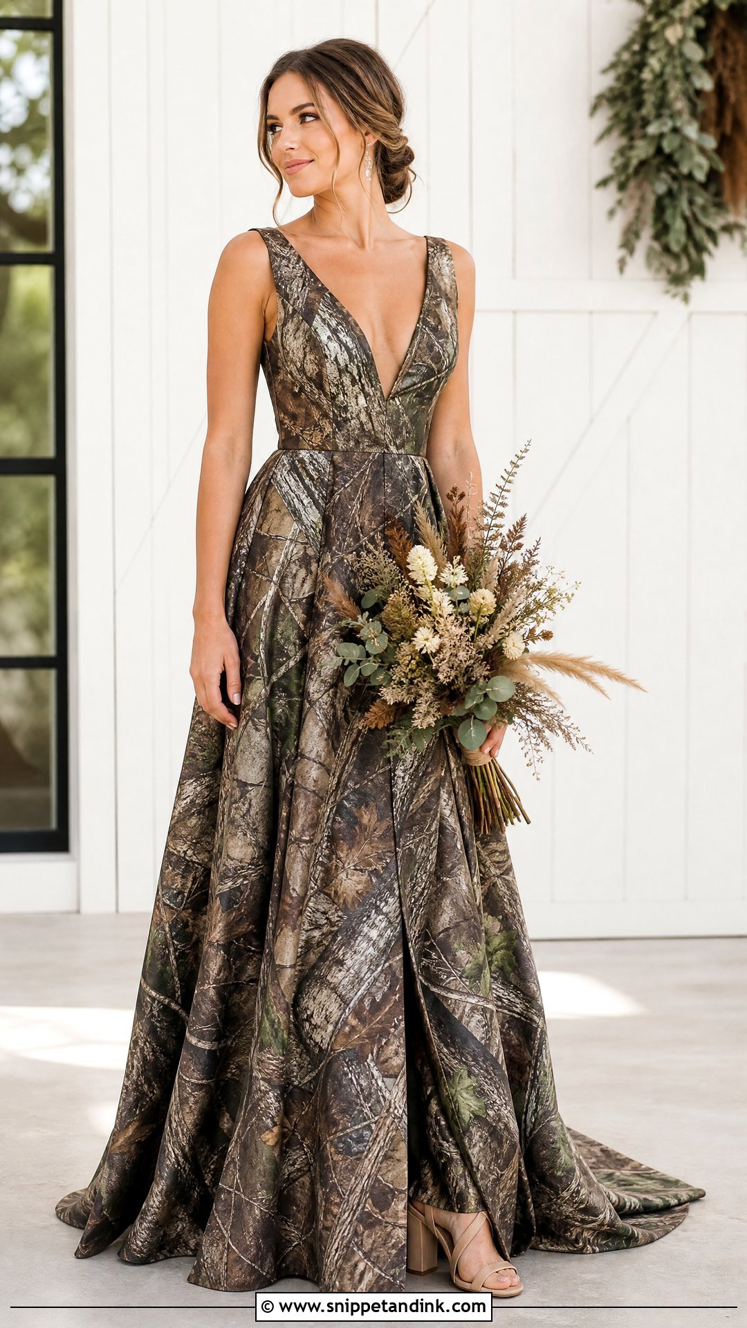 Camo Wedding Dress - Snippet and Ink - 25 Ugly Wedding Dresses