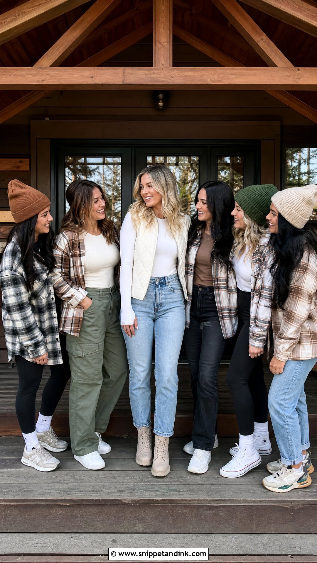Camp Cabin Bachelorette Outfits - Snippet and Ink - 25 Bachelorette Dress Up Themes