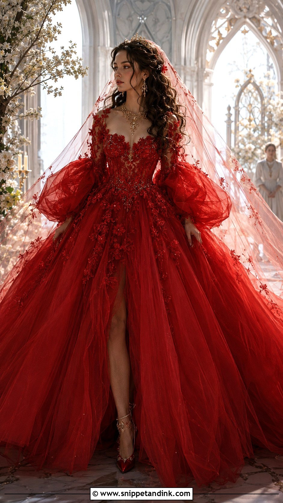 Canon Inspired Feyre Wedding Dress - Snippet and Ink - 20 Feyre Wedding Dress Acomaf Ideas