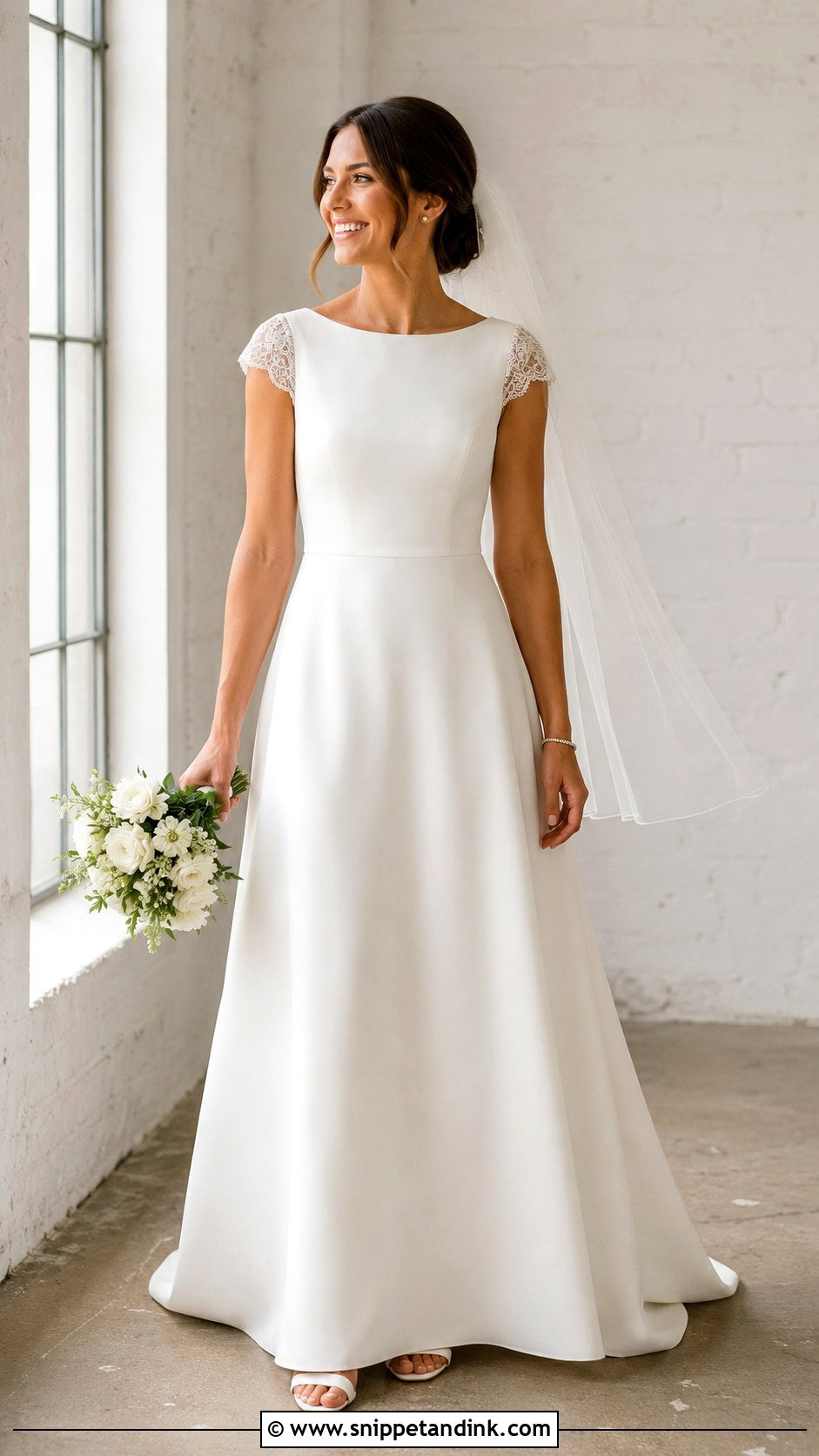 Cap Sleeve Wedding Dress - Snippet and Ink - 30 Simple Wedding Dress with Sleeves