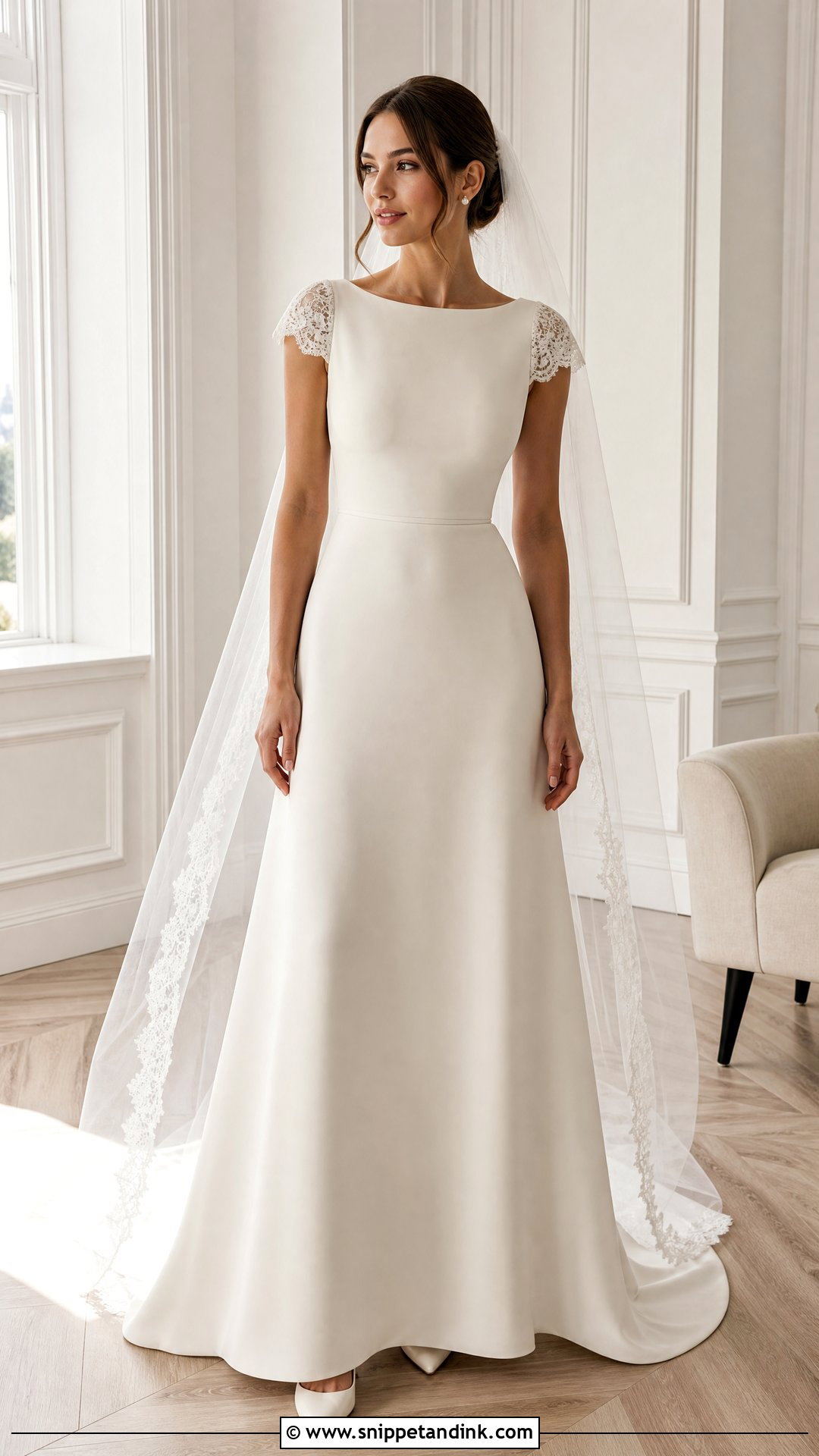 Cap Sleeve Wedding Dress - Snippet and Ink - 20 Simple Wedding Dress Sleeves