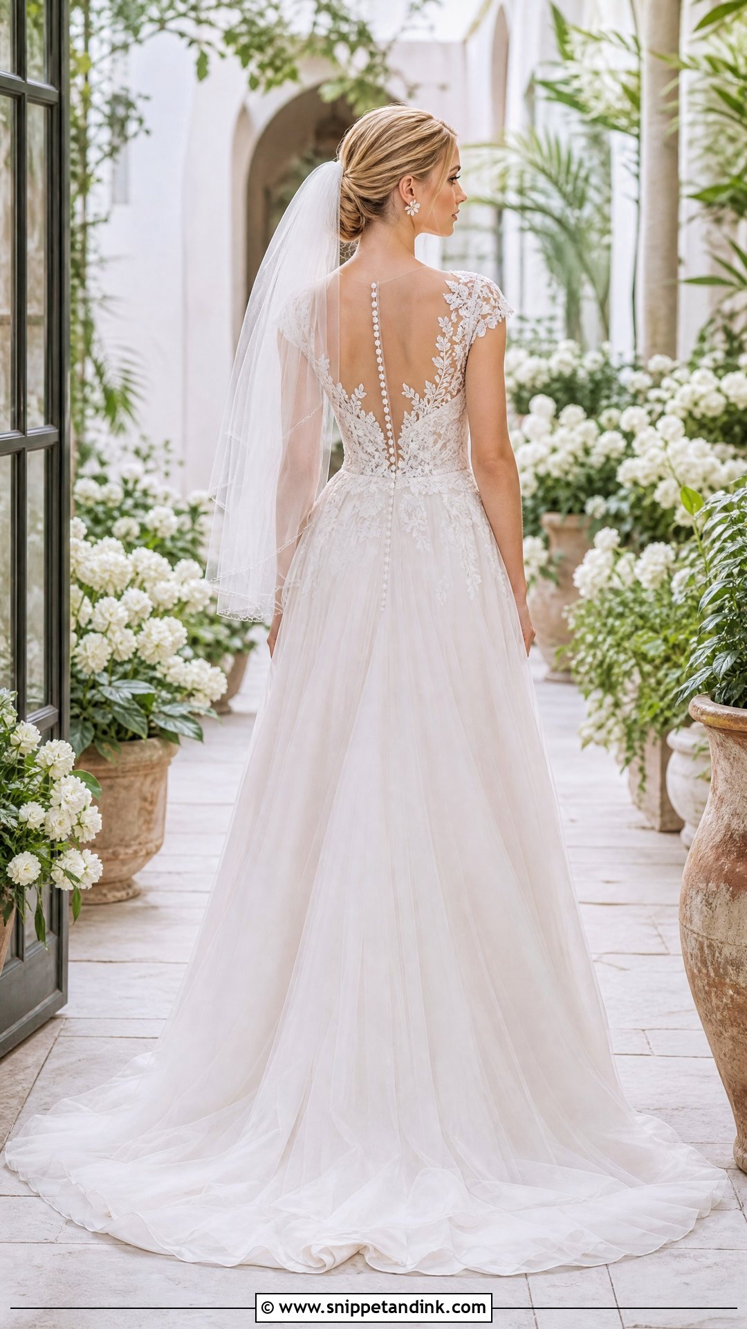 Cap Sleeve Wedding Dress With Buttons - Snippet and Ink - 20 Wedding Dress with Buttons Down the Back Ideas