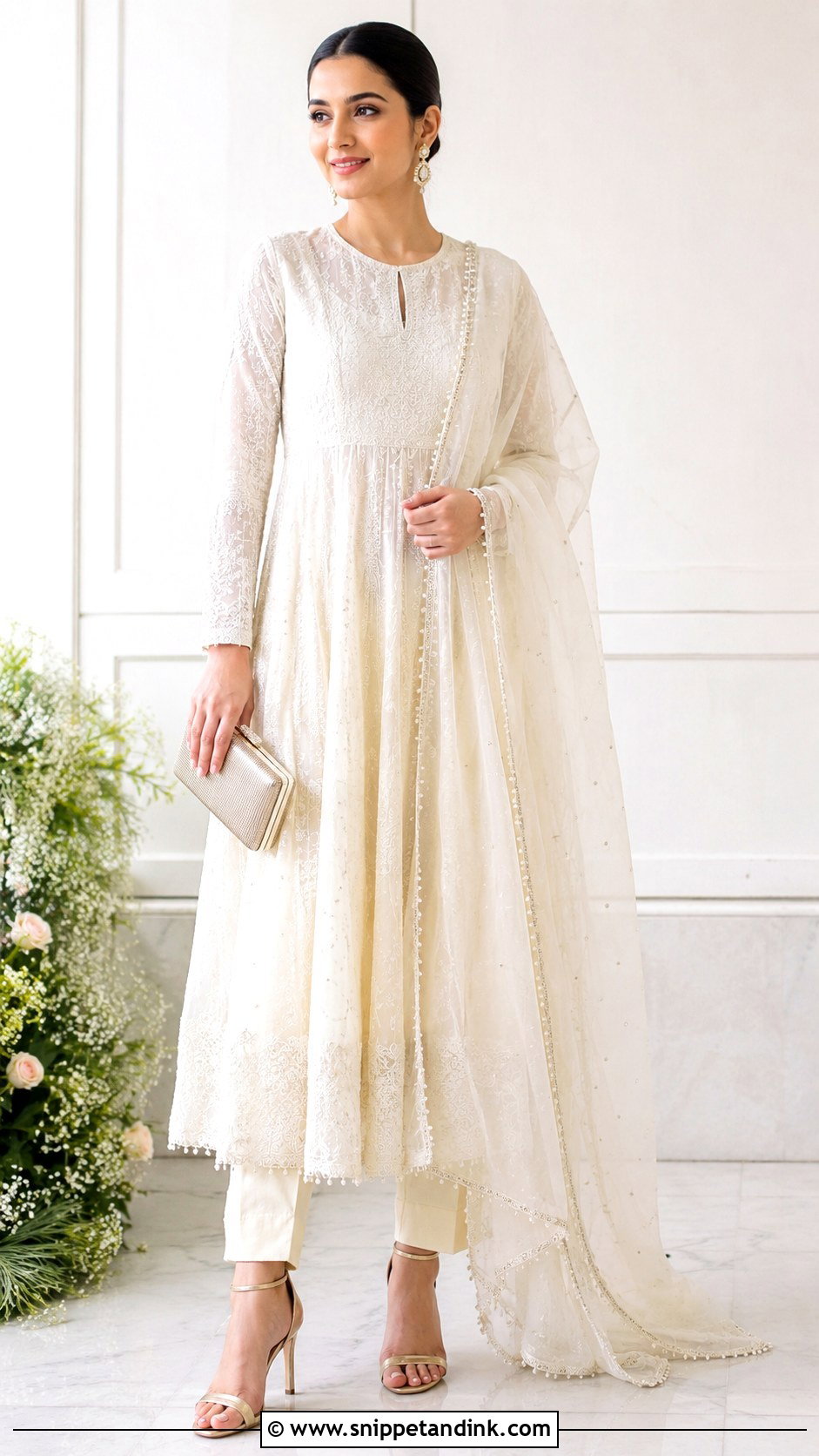 Cape Anarkali Suit For Wedding - Snippet and Ink - 25 Anarkali Suits for Wedding
