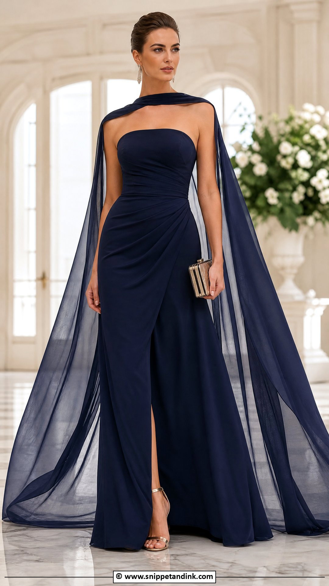 Cape Ball Gown - Snippet and Ink - 35 Ball Gown Ideas