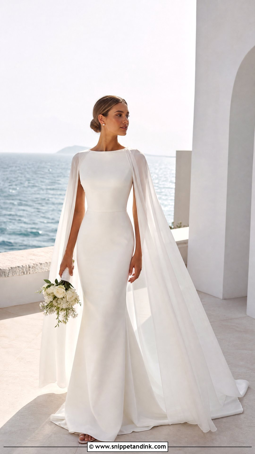 Cape Beach Wedding Dress - Snippet and Ink - 25 Coastal Wedding Dress Ideas