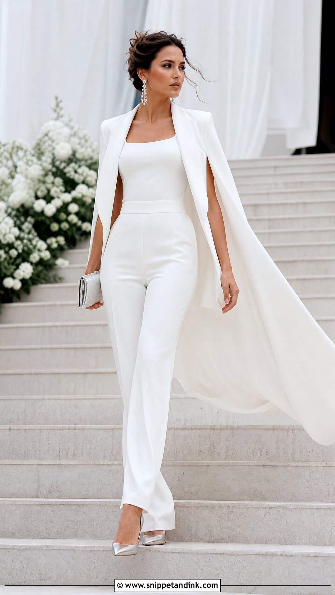 Cape Blazer Bridal Suit - Snippet and Ink - 20 Suits for Bride