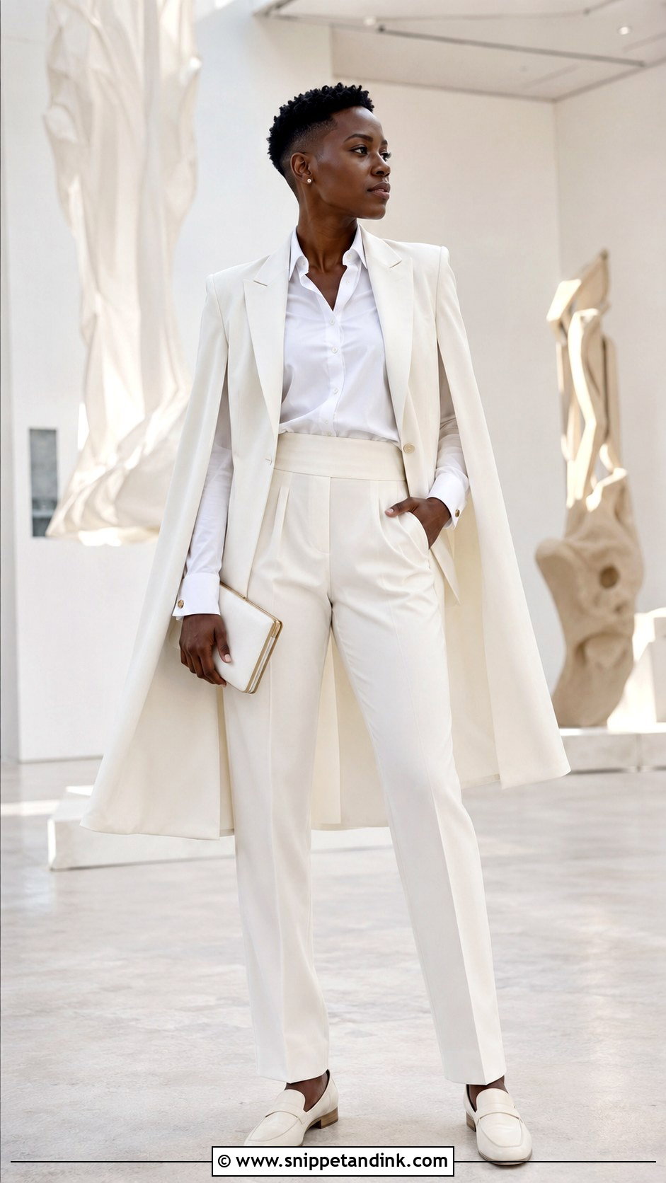 Cape Blazer Masc Wedding Suit - Snippet and Ink - 20 Masc Wedding Dress Ideas
