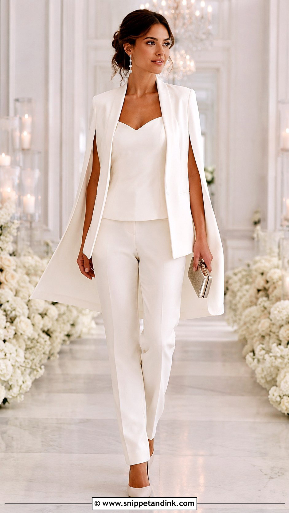 Cape Blazer Wedding Suit - Snippet and Ink - 20 Wedding Suit Designs for Women