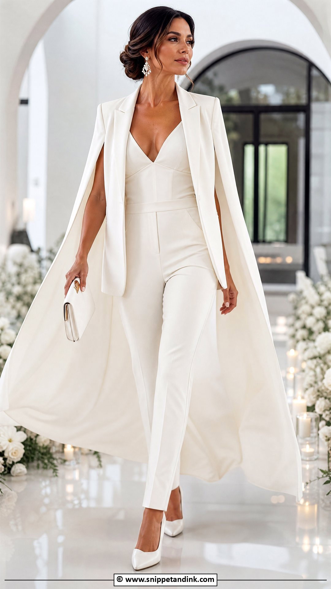 Cape Blazer Wedding Suit - Snippet and Ink - 30 Wedding Suit Women Ideas