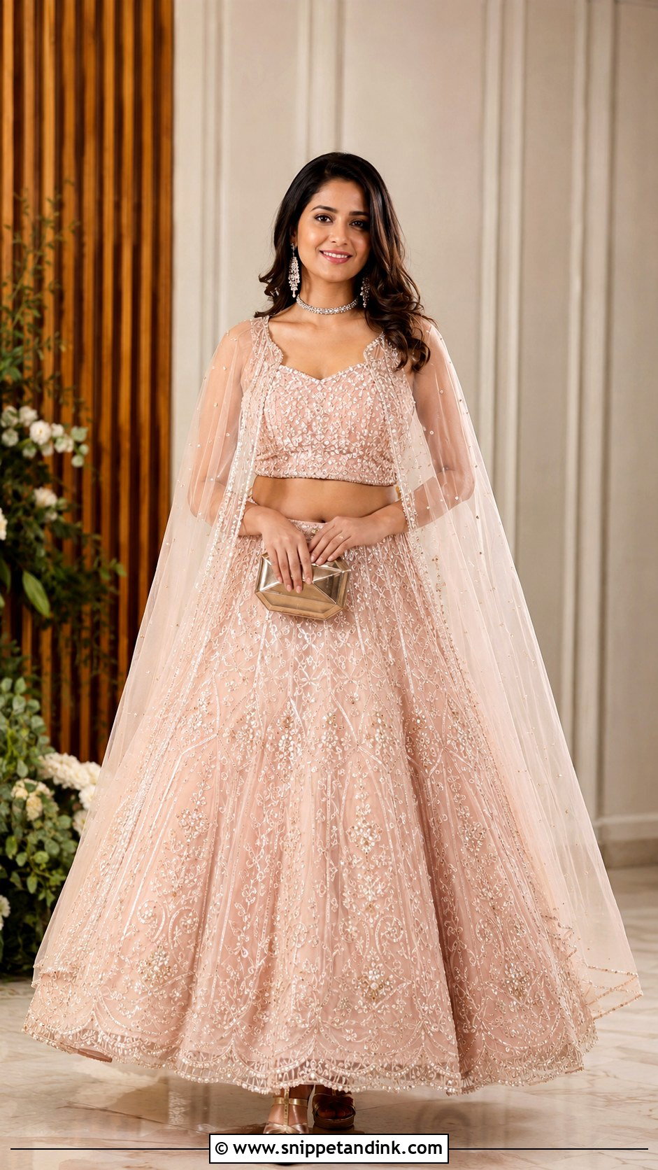 Cape Blouse Wedding Chaniya Choli - Snippet and Ink - 20 Wedding Chaniya Choli Ideas