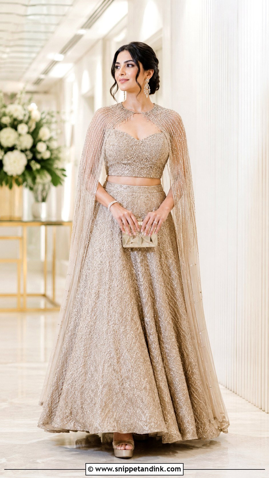 Cape Bride Sister Lehenga - Snippet and Ink - 20 Lengha for Bride Sister Ideas