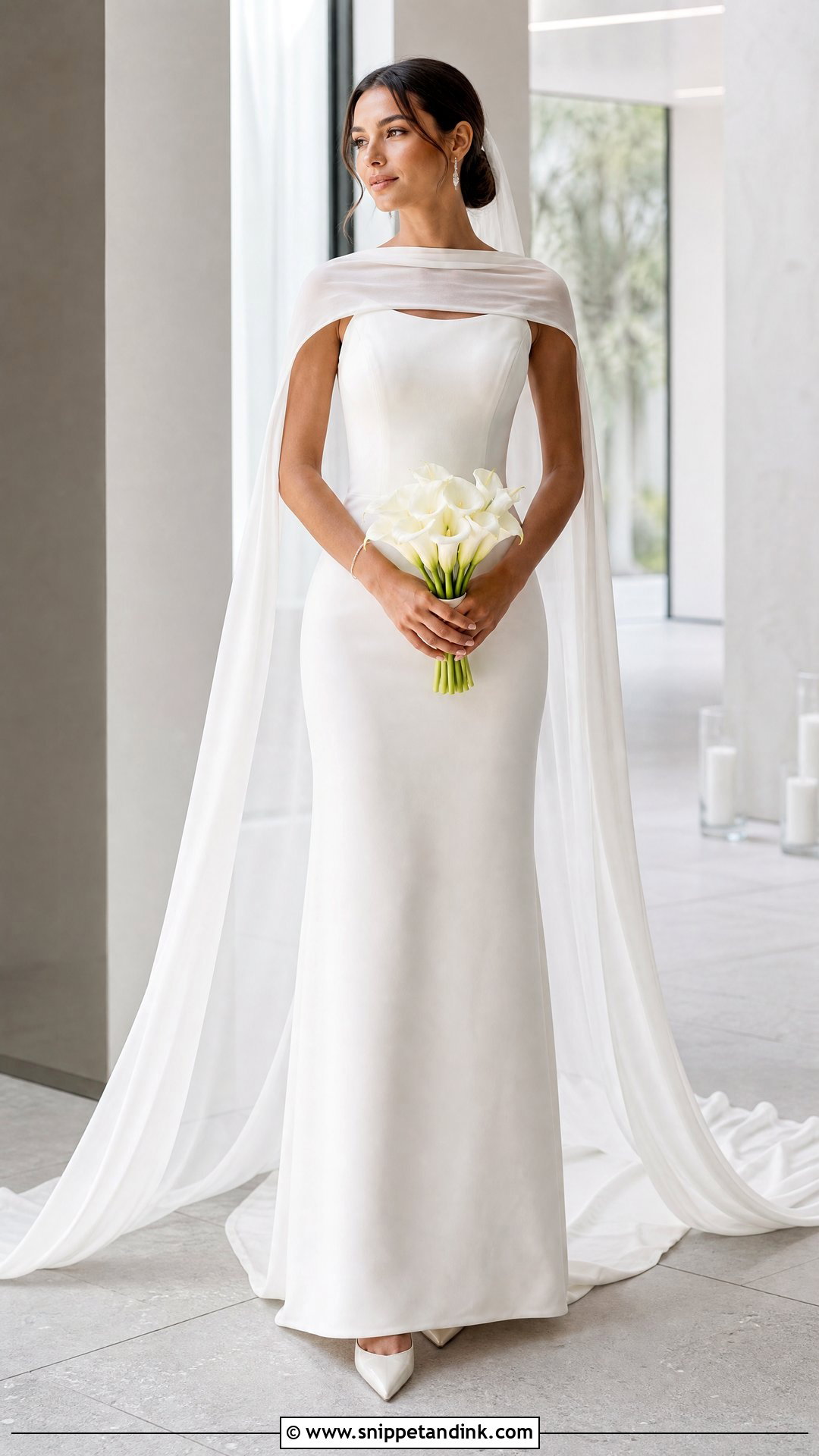 Cape Collar Wedding Dress - Snippet and Ink - 20 Wedding Dress with Collar Ideas