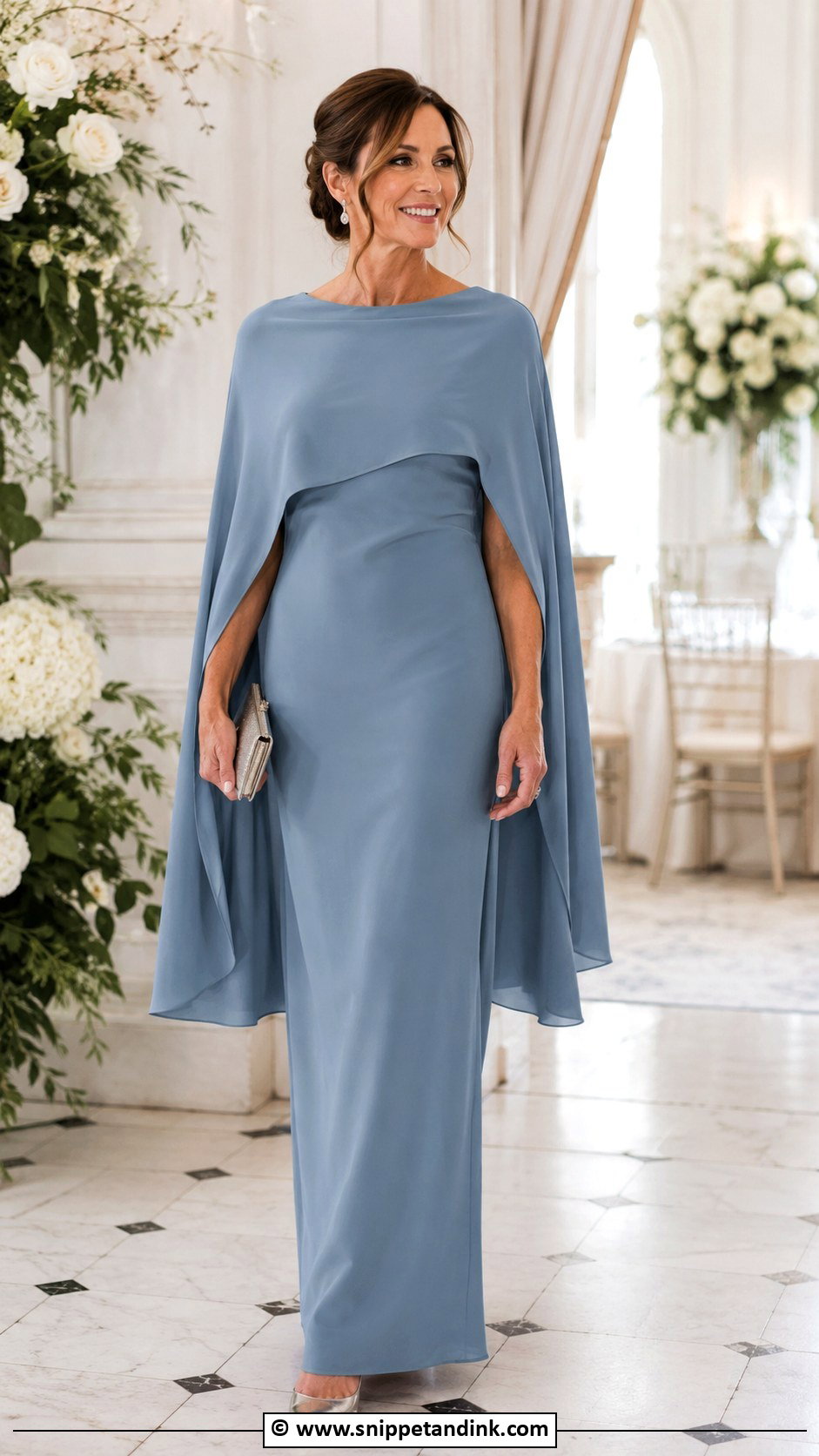 Cape Dress For Sister Of The Bride - Snippet and Ink - 30 Wedding Dress Ideas for Sisters