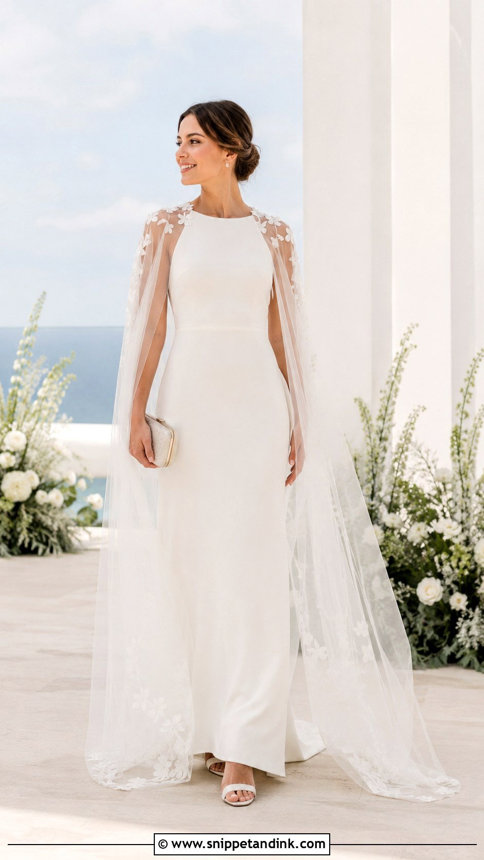 Cape Festival Wedding Dress - Snippet and Ink - 20 Festival Wedding Dress Ideas