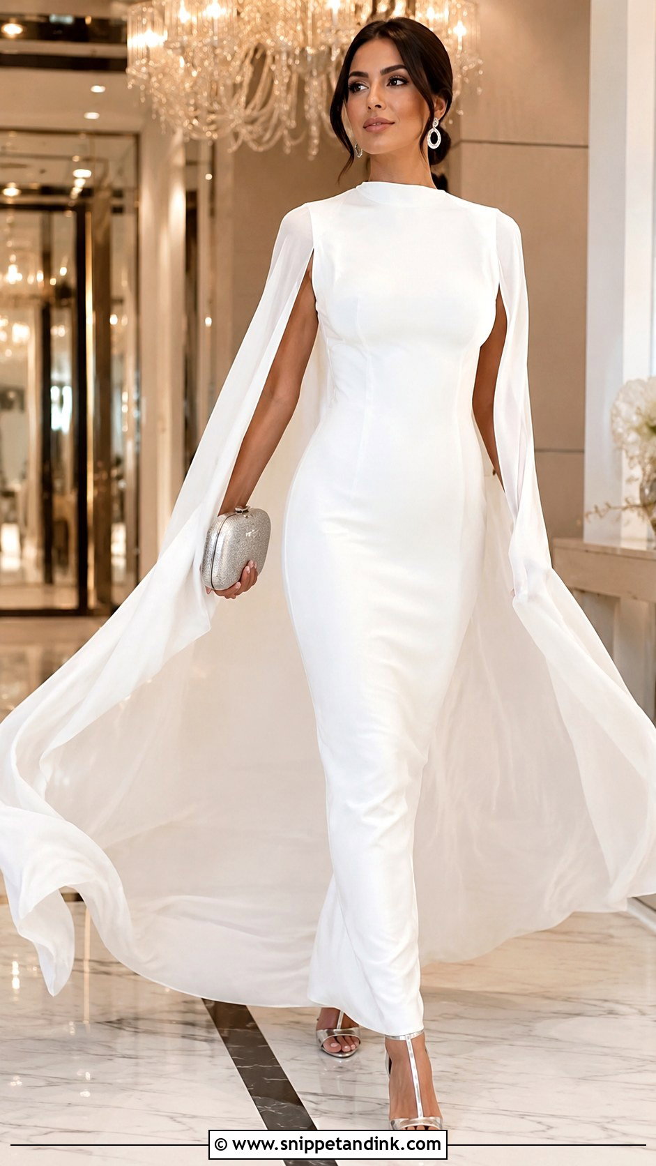 Cape Gown Design - Snippet and Ink - 25 Gowns Designs
