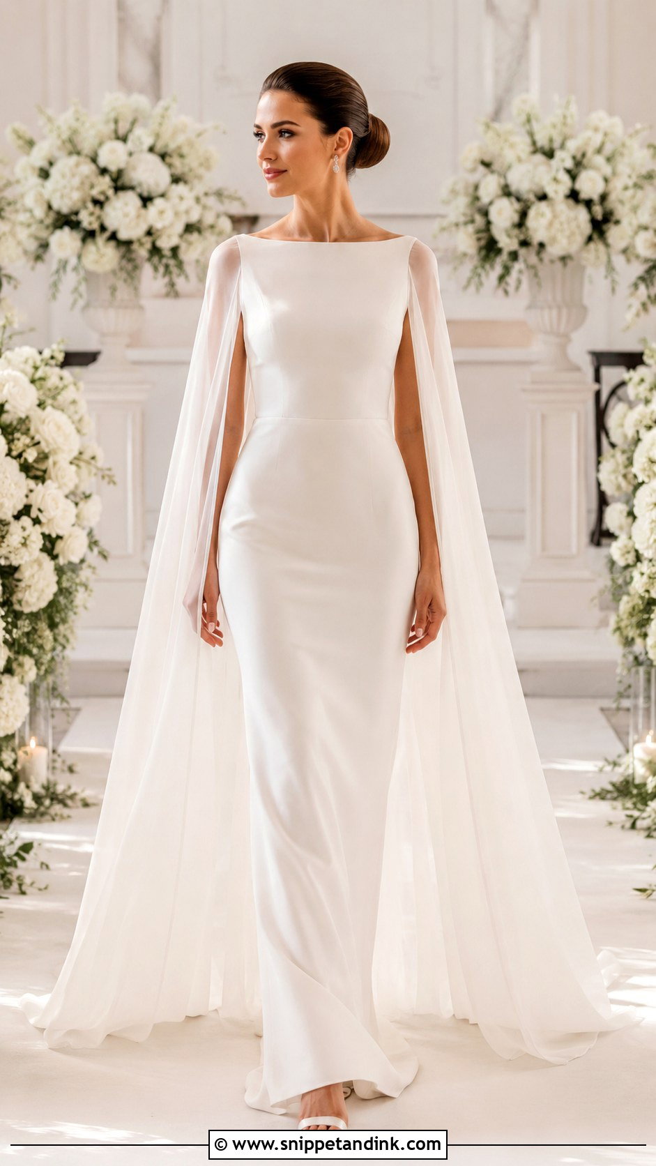 Cape Gown For Wedding - Snippet and Ink - 25 Gowns for Wedding