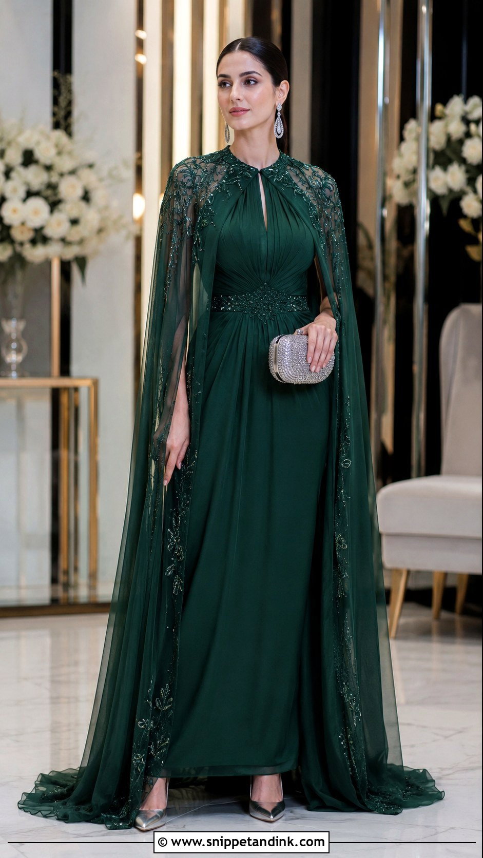 Cape Gown for Marriage Function - Snippet and Ink - 20 Dresses for Marriage Function