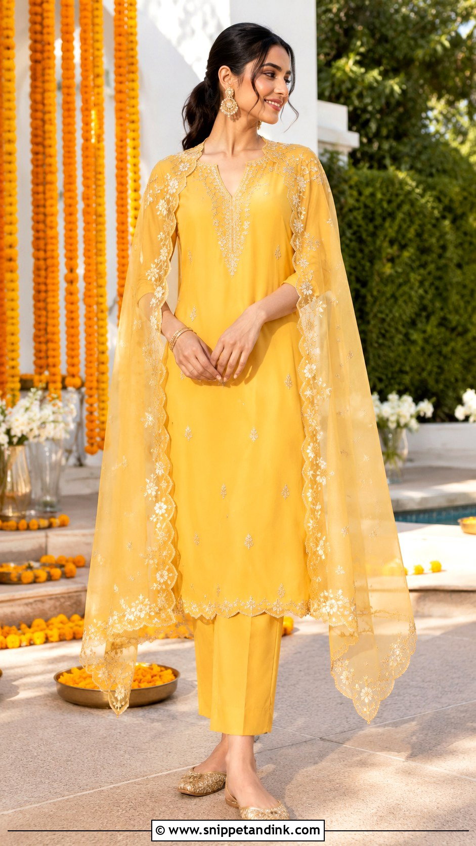 Cape Haldi Suit - Snippet and Ink - 25 Haldi Suit Ideas
