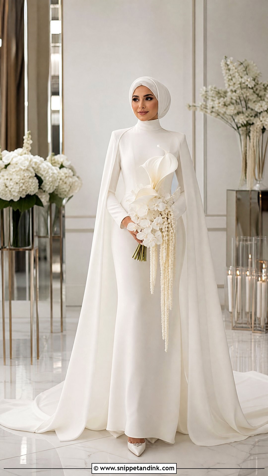 Cape Hijab Wedding Dress - Snippet and Ink - 25 Modest Wedding Dresses Hijab