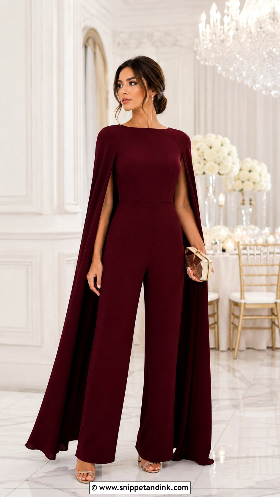 Cape Jumpsuit Wedding Outfit - Snippet and Ink - 25 Jumpsuit Wedding Outfit Ideas