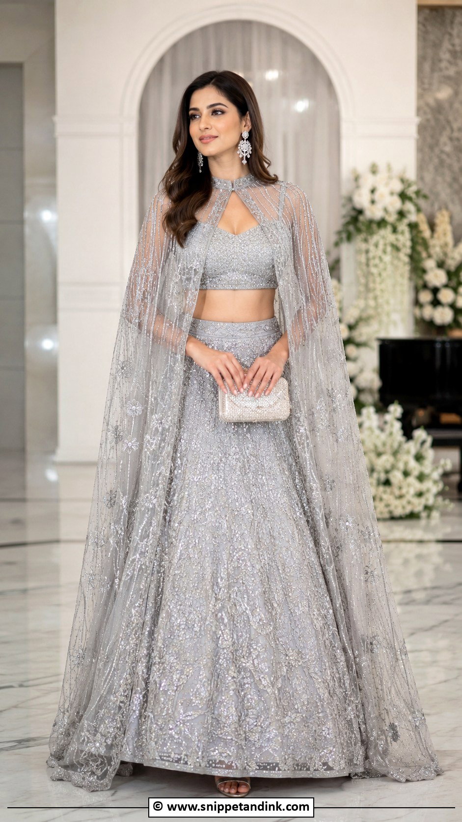 Cape Lehenga Shaadi Outfit - Snippet and Ink - 30 Shaadi Outfits