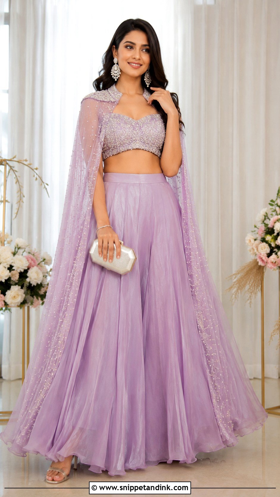 Cape Lehenga for Marriage - Snippet and Ink - 20 Marriage Wear Dresses for Women