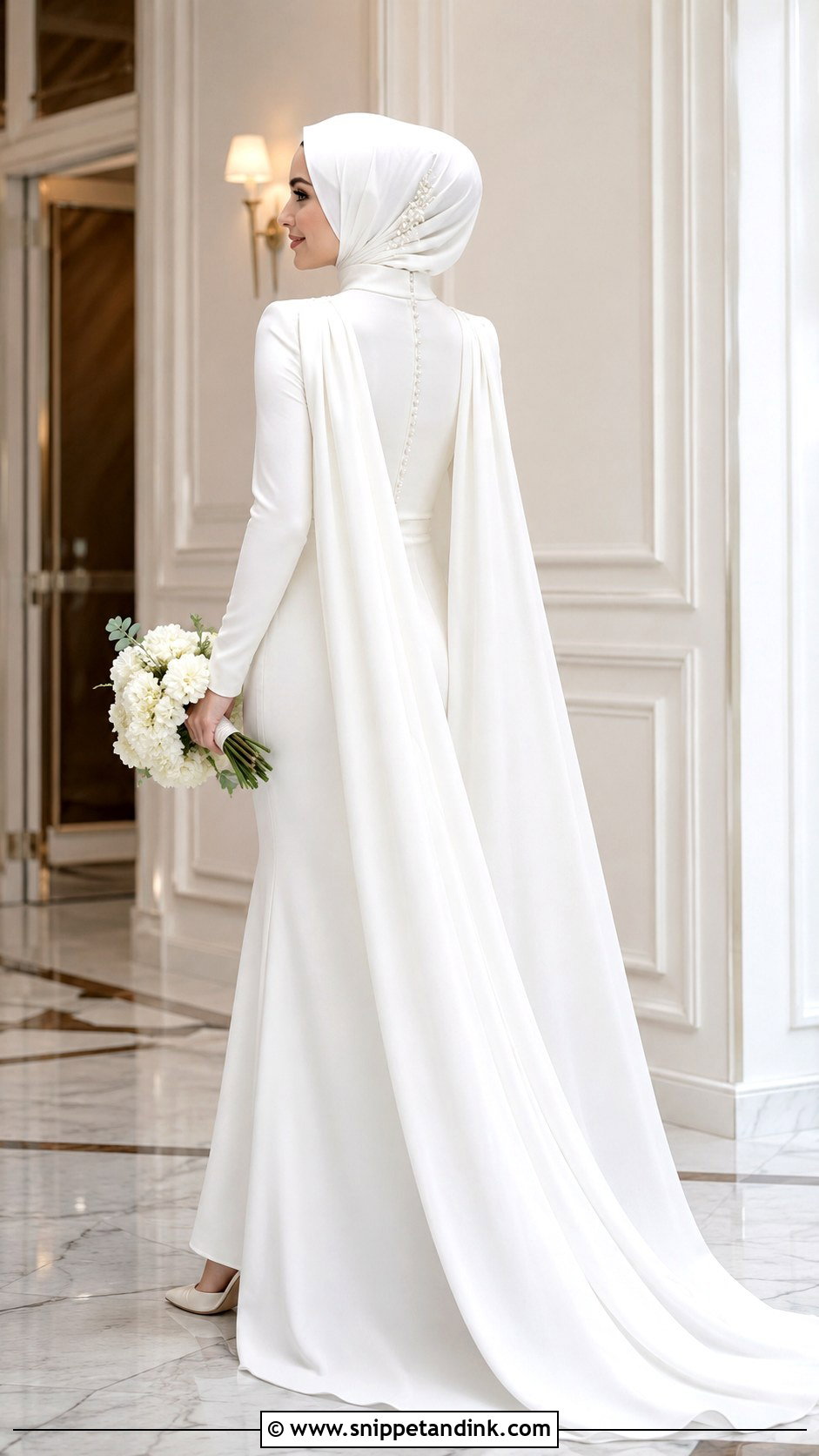 Cape Muslim Wedding Dress - Snippet and Ink - 25 Simple Muslim Wedding Dress Ideas