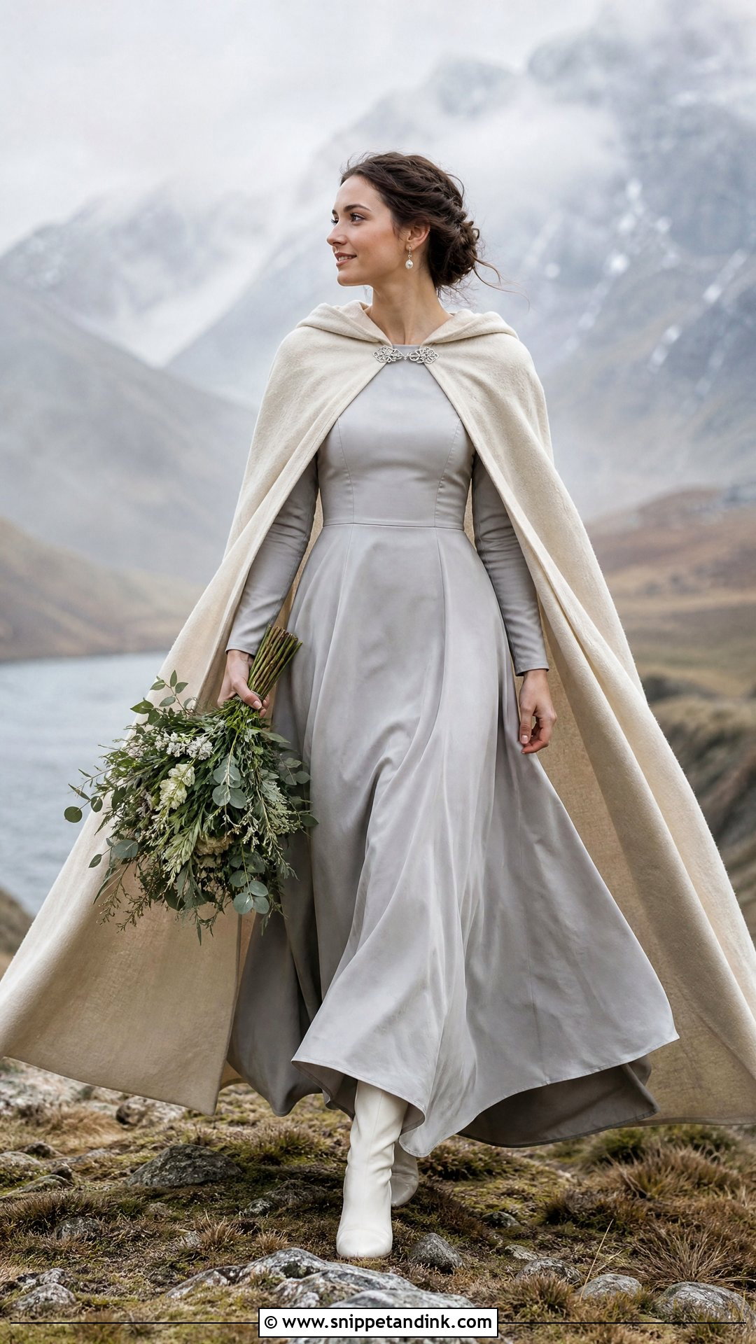 Cape Outlander Wedding Dress - Snippet and Ink - 20 Outlander Wedding Dress Ideas