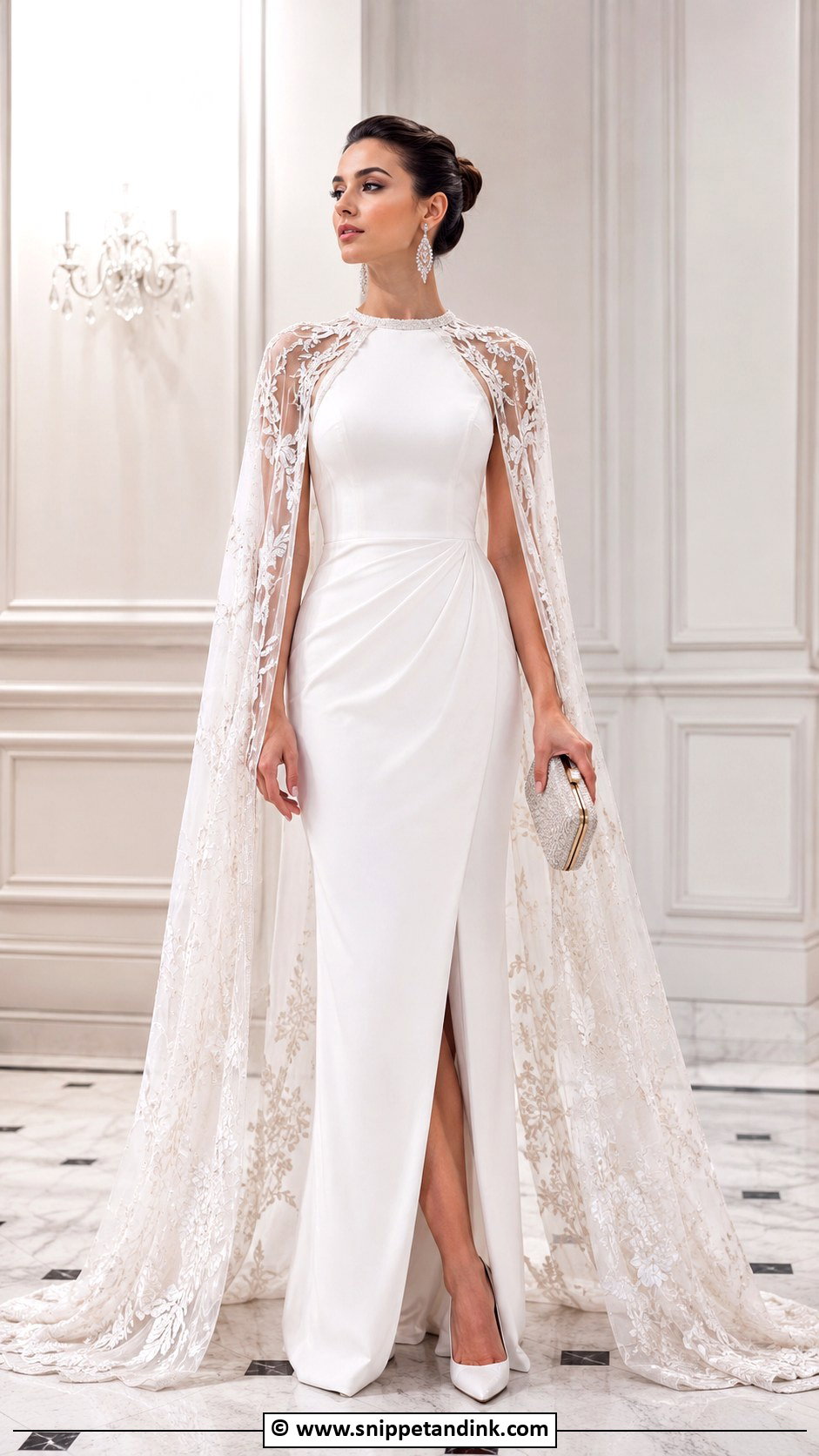Cape Princess Gown - Snippet and Ink - 35 Princess Gown Ideas
