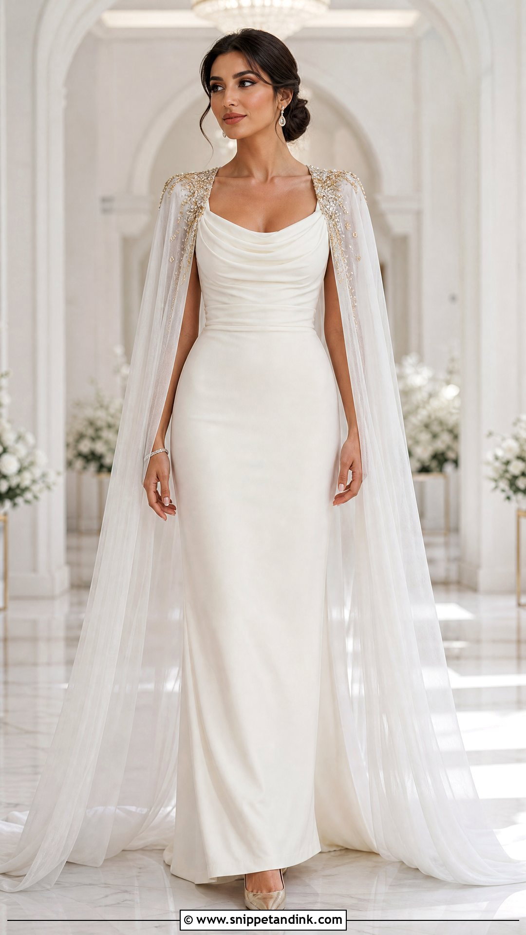 Cape Princess Jasmine Wedding Dress - Snippet and Ink - 20 Princess Jasmine Wedding Dress Ideas