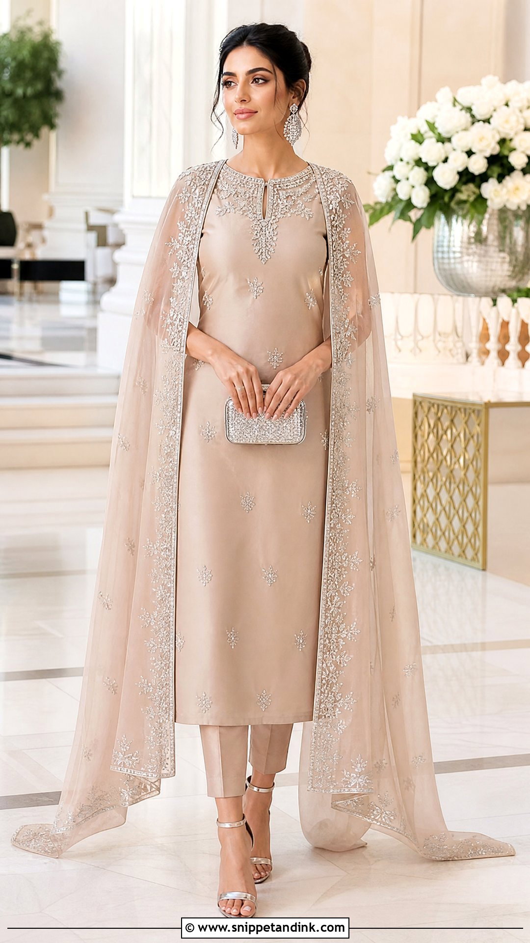 Cape Punjabi Wedding Suit - Snippet and Ink - 20 Punjabi Wedding Suit Women Ideas