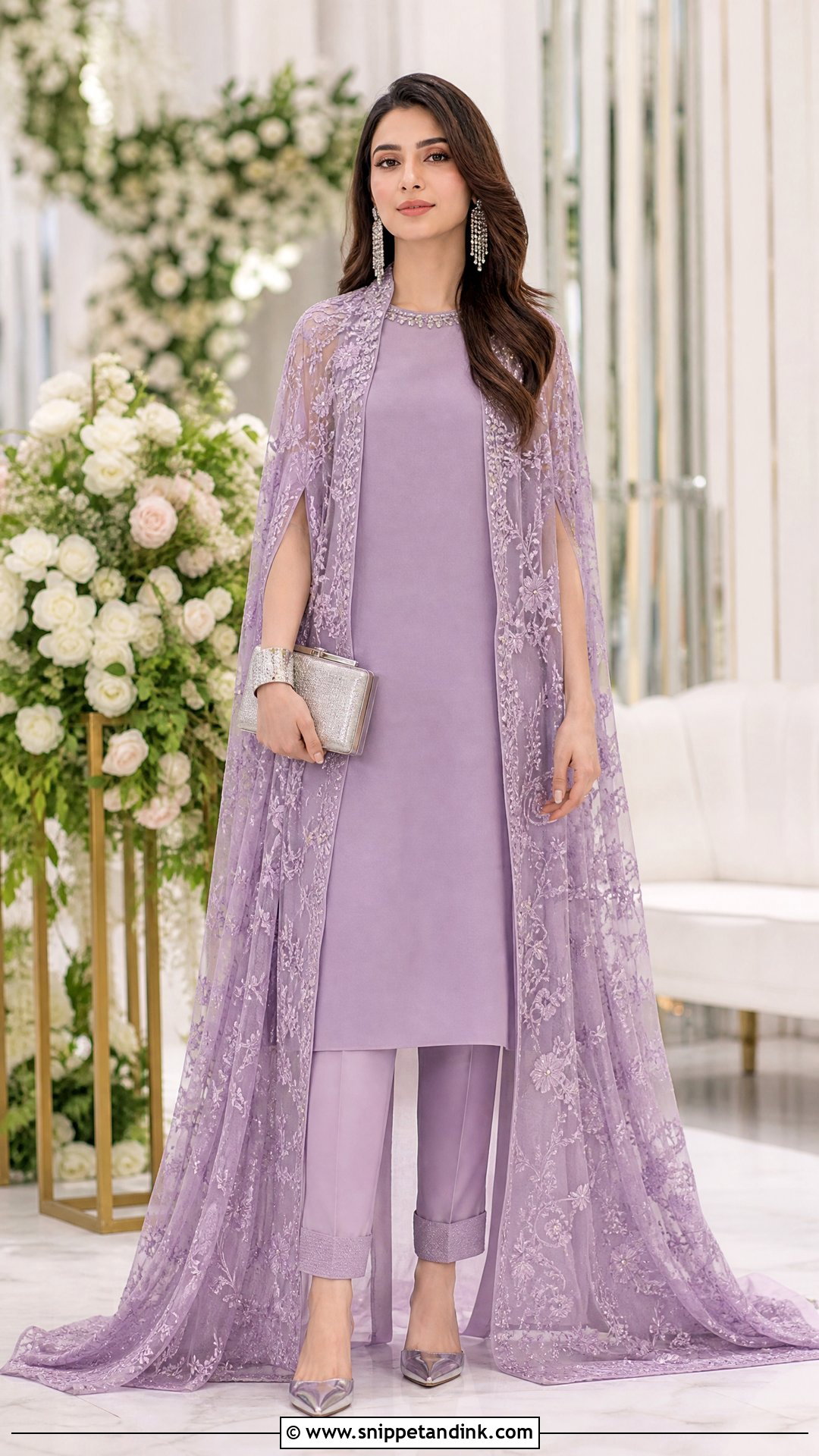 Cape Salwar Suit - Snippet and Ink - 20 Salwar for Wedding Ideas