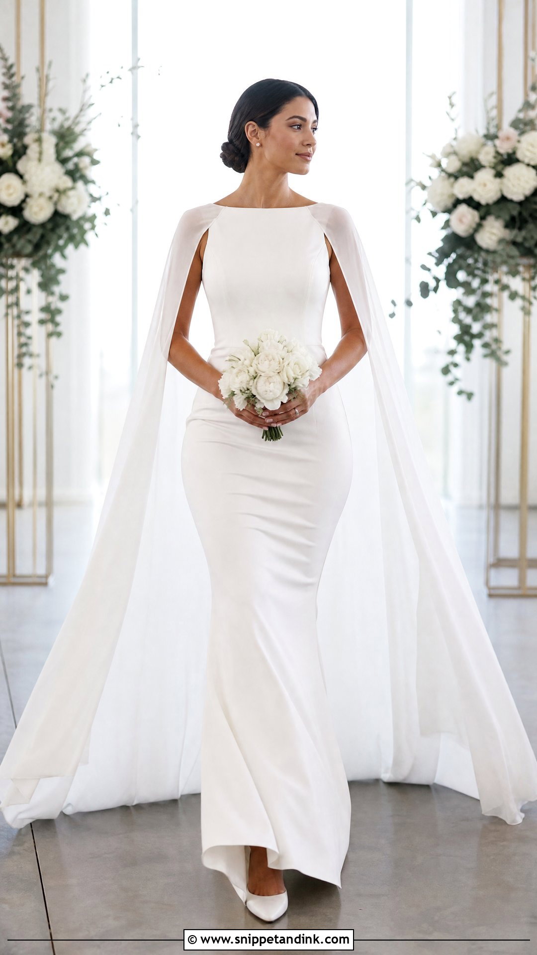 Cape Serpentina Wedding Gown - Snippet and Ink - 20 Serpentina Wedding Gown Ideas