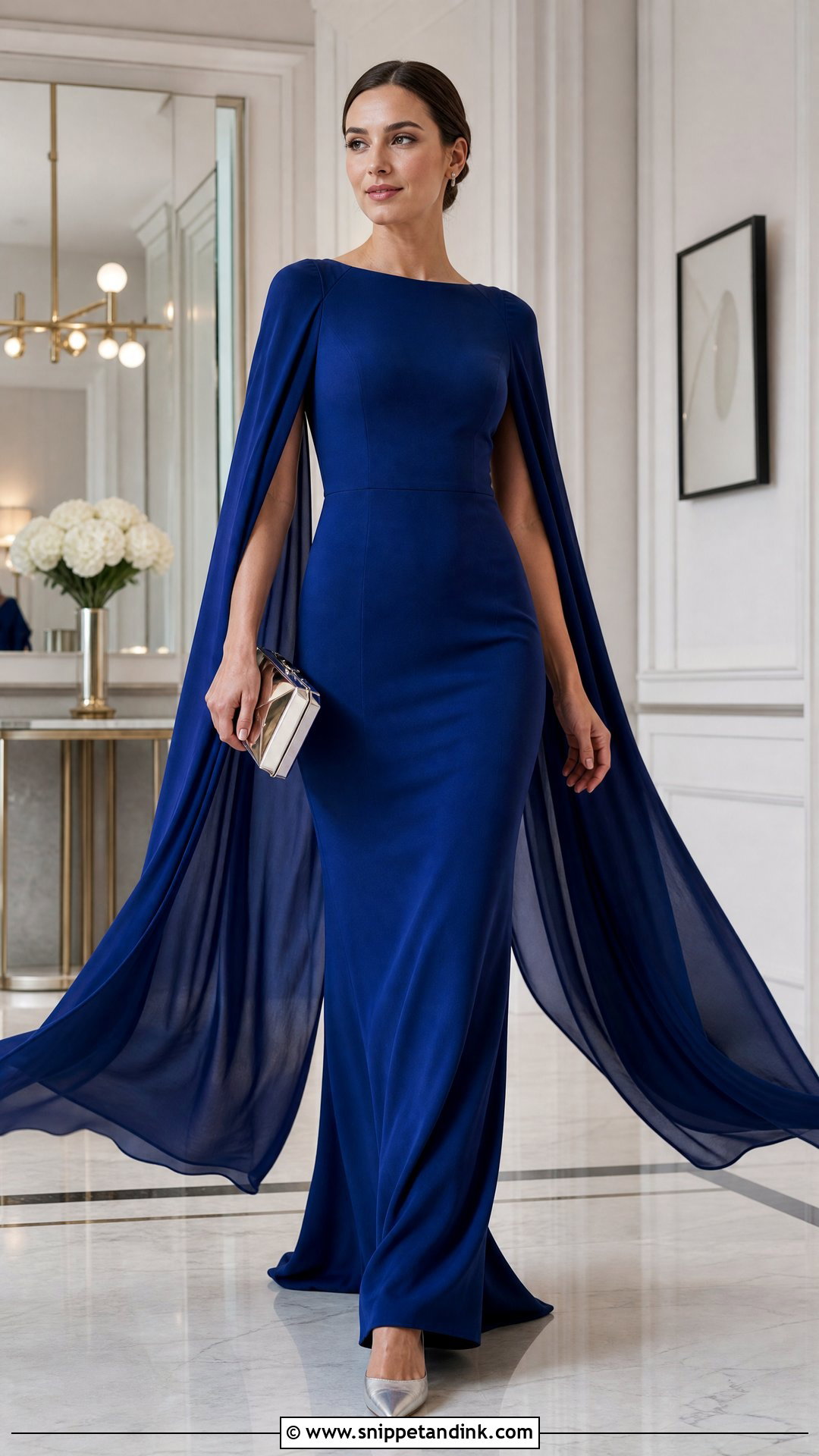 Cape Sleeve Sister Wedding Dress - Snippet and Ink - 20 Sister Wedding Dresses