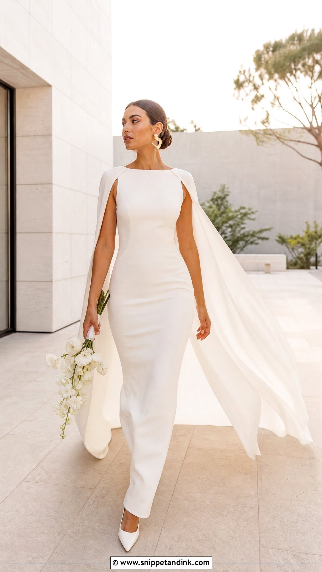 Cape Sleeve Wedding Dress Photoshoot - Snippet and Ink - 20 Wedding Dresses Photoshoot