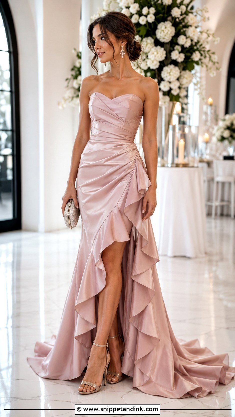 Cape Tail Gown Outfit - Snippet and Ink - 25 Tail Gown Ideas