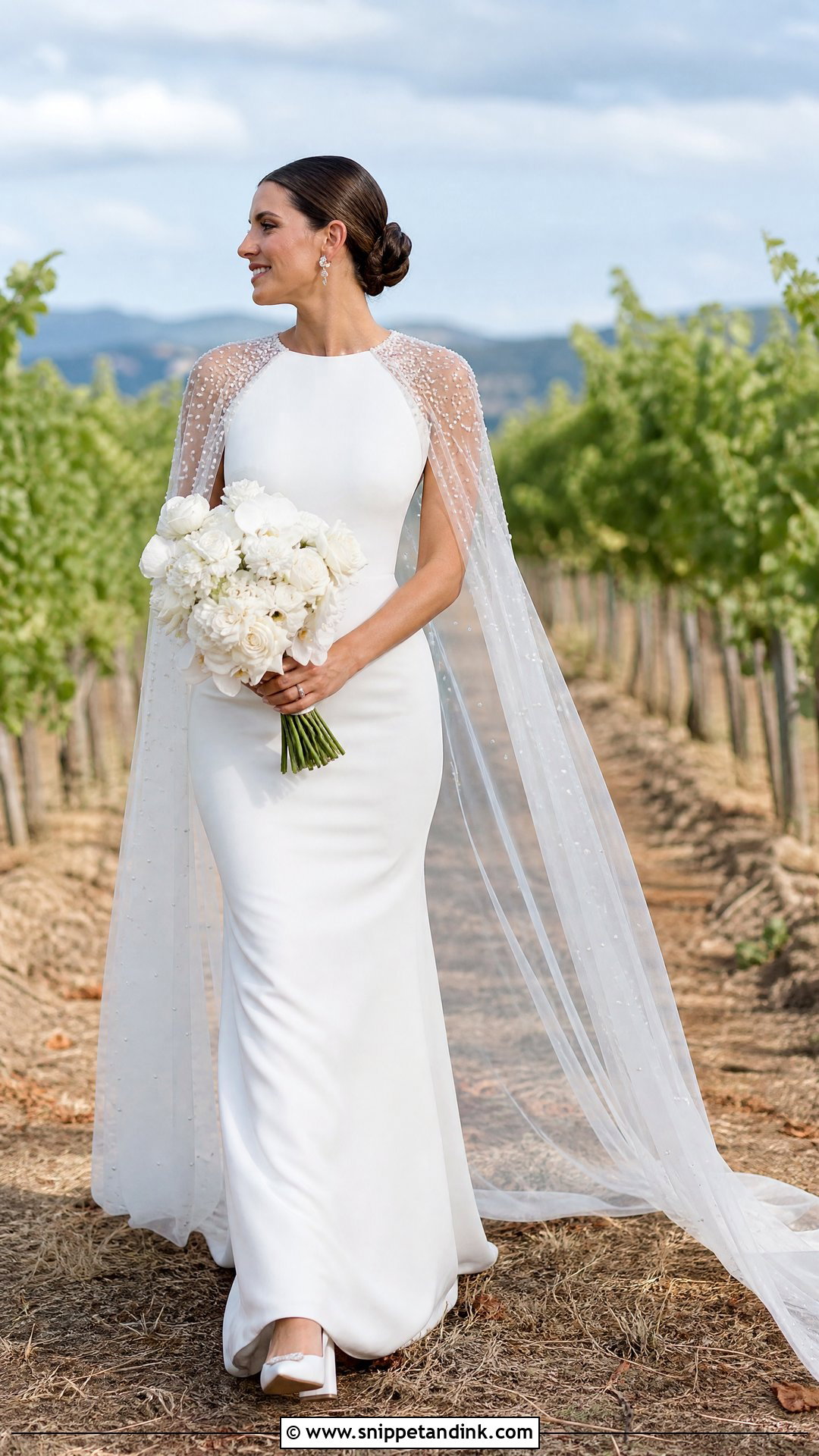Cape Vineyard Wedding Dress - Snippet and Ink - 20 Vineyard Wedding Dress Ideas