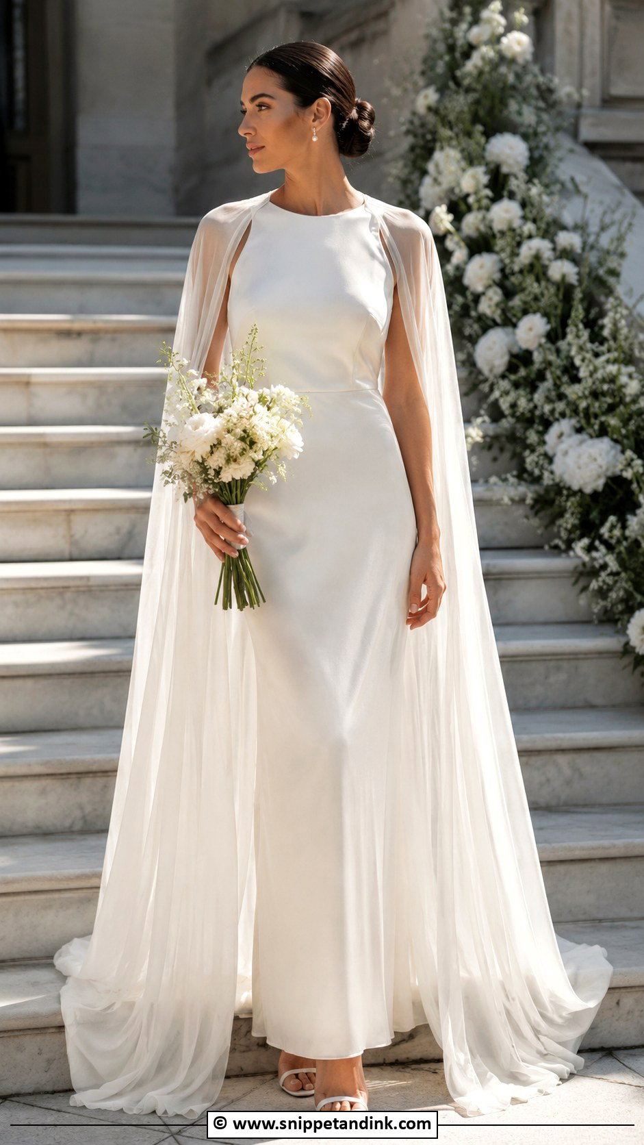 Cape Wedding Dress - Snippet and Ink - 30 Unconventional Wedding Dress Ideas
