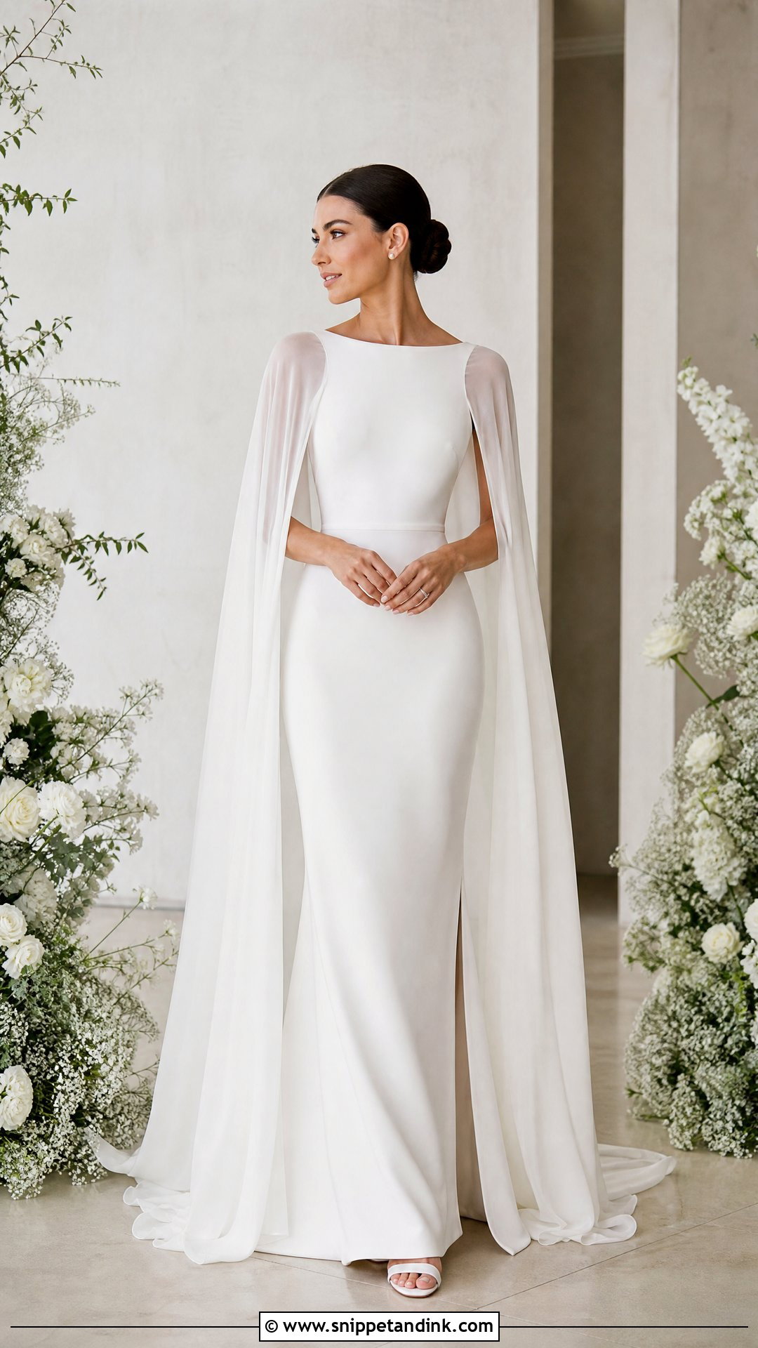 Cape Wedding Dress - Snippet and Ink - 25 Expensive Wedding Dress Ideas