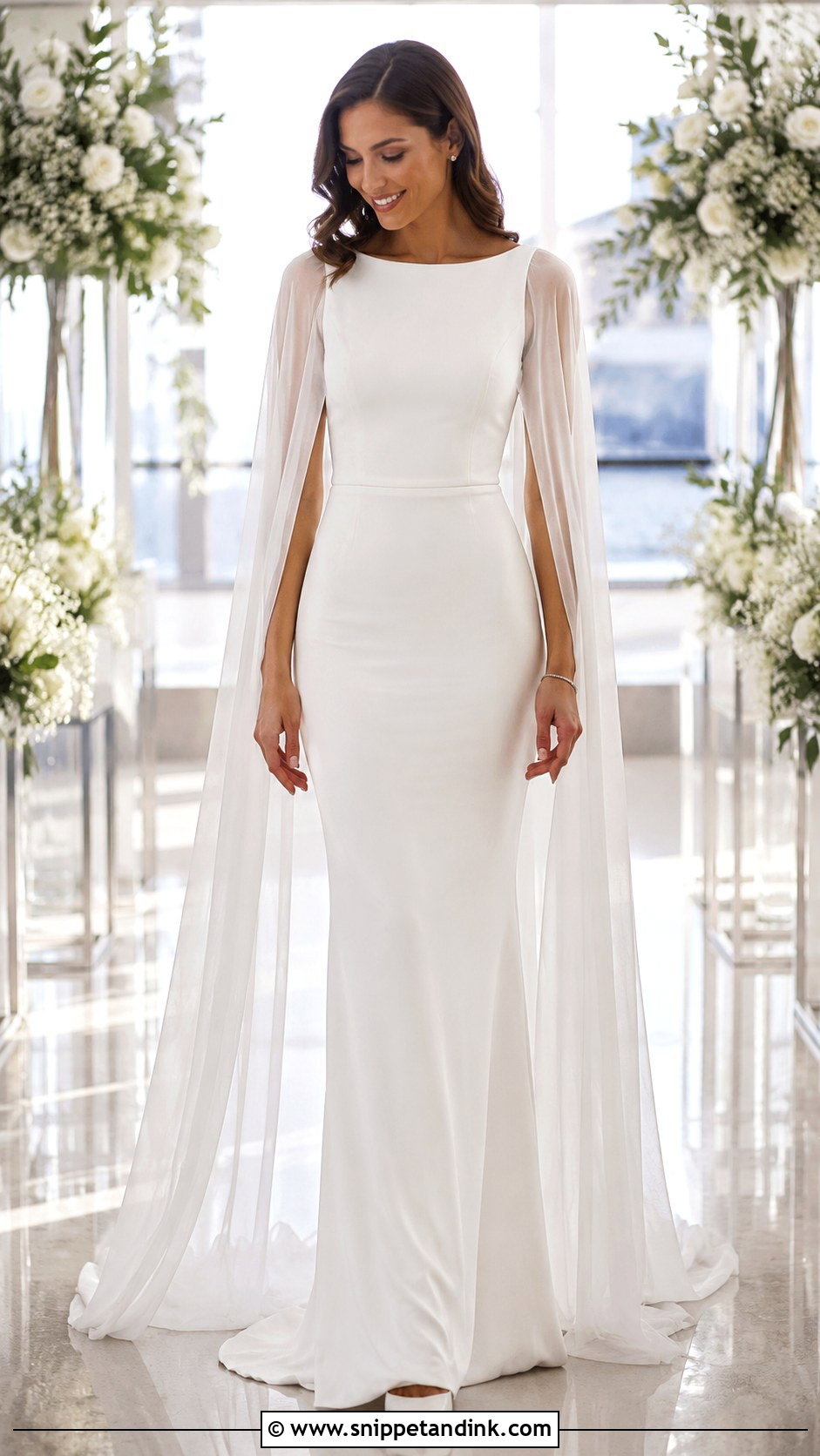 Cape Wedding Dress - Snippet and Ink - 25 Avant Garde Wedding Dress Ideas
