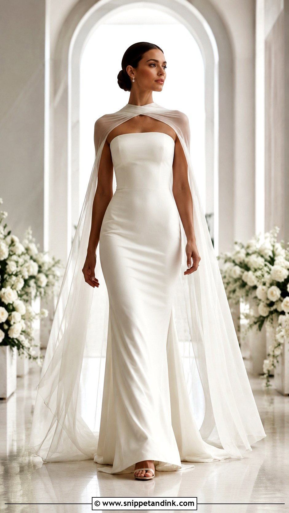 Cape Wedding Dress - Snippet and Ink - 25 Dress Design for Wedding Ideas