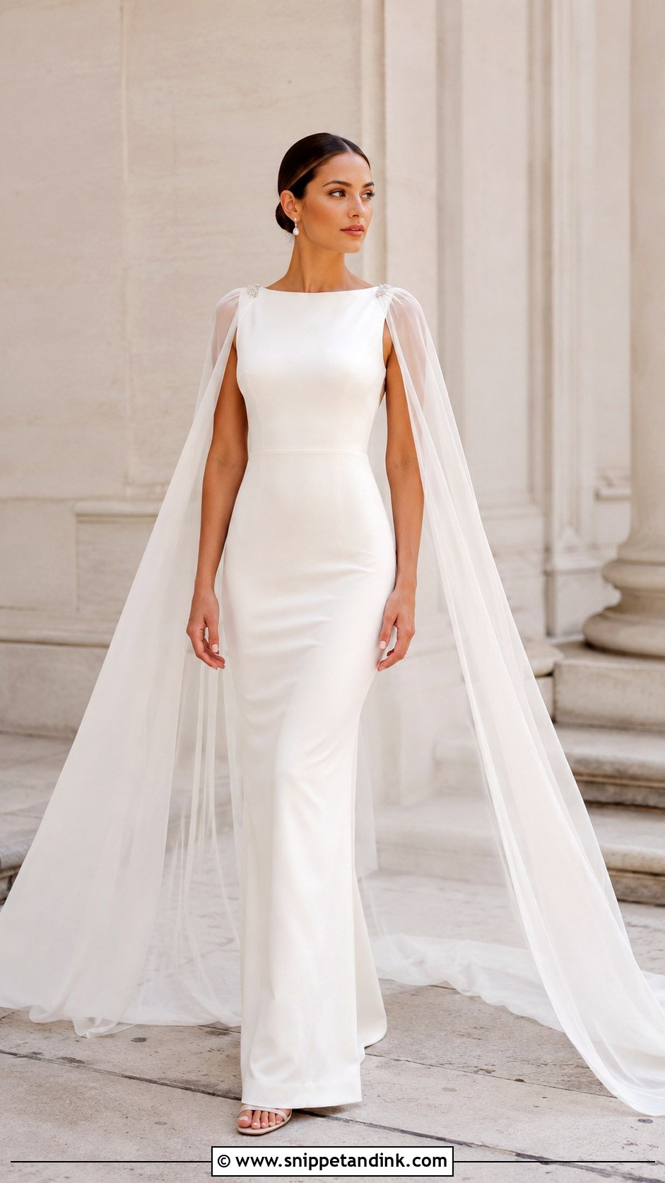 Cape Wedding Dress - Snippet and Ink - 25 Unique Wedding Dress Styles
