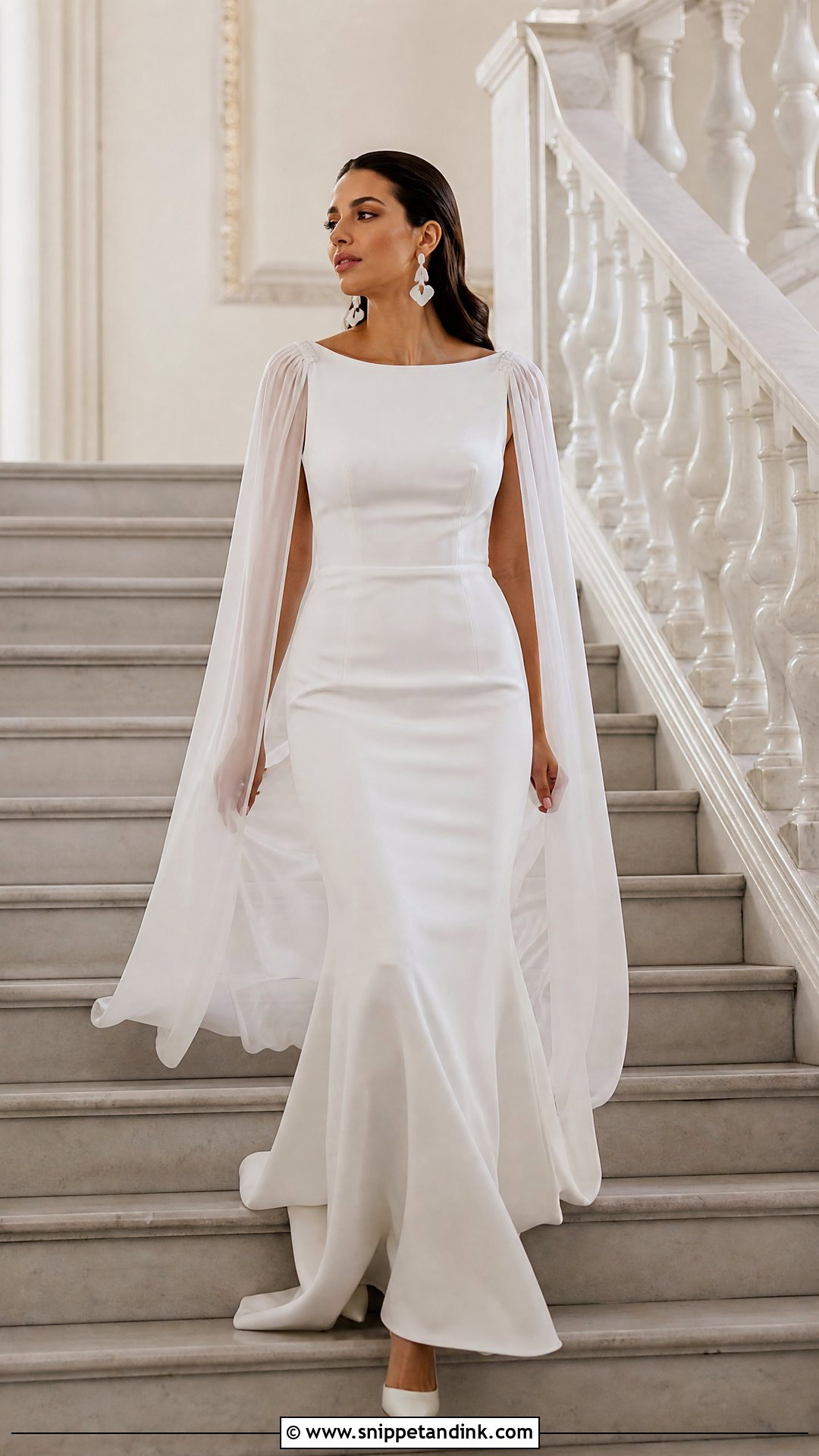 Cape Wedding Dress - Snippet and Ink - 25 Wedding Dress Unique Ideas