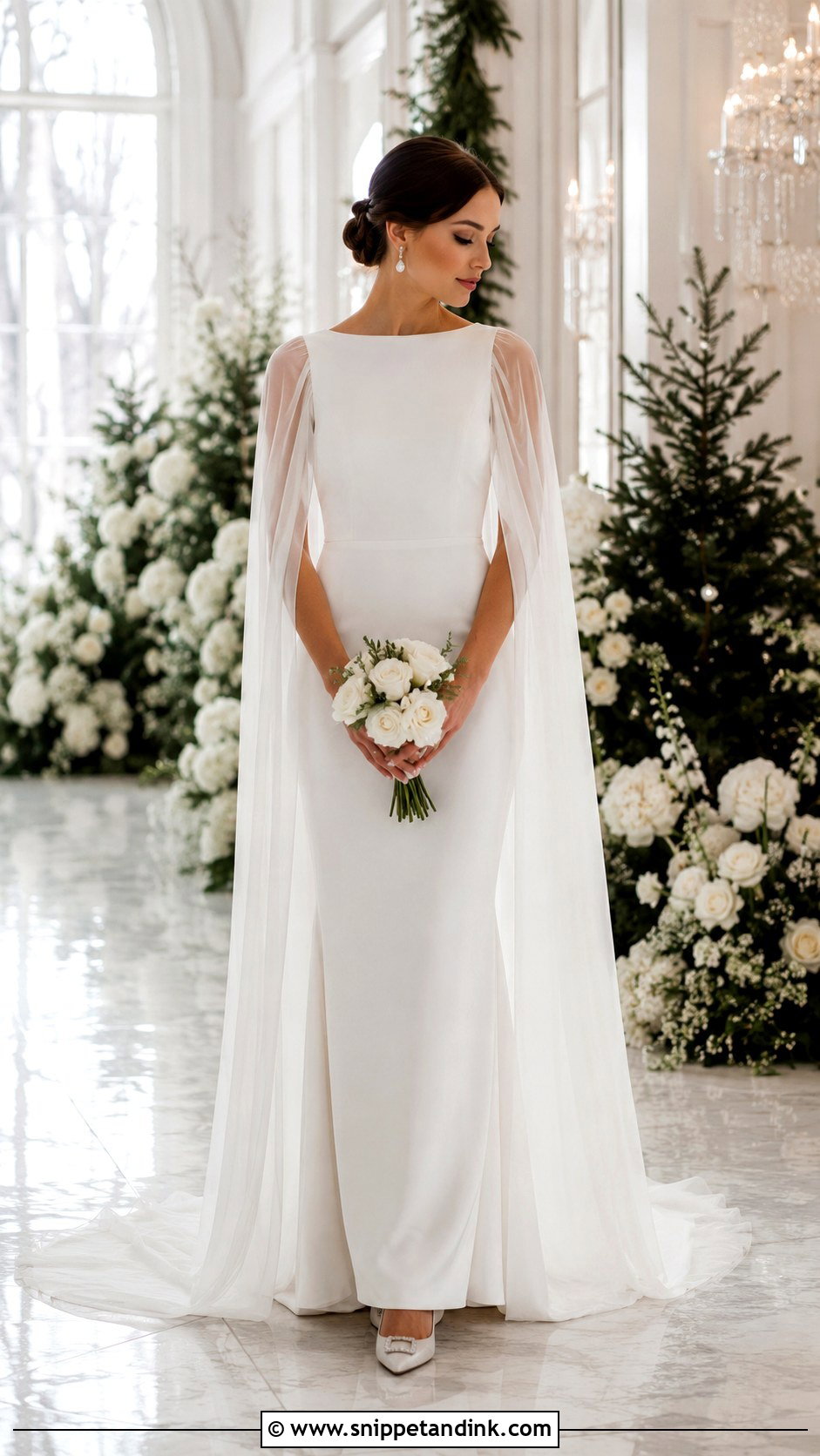 Cape Wedding Dress - Snippet and Ink - 25 Weird Wedding Dress Ideas