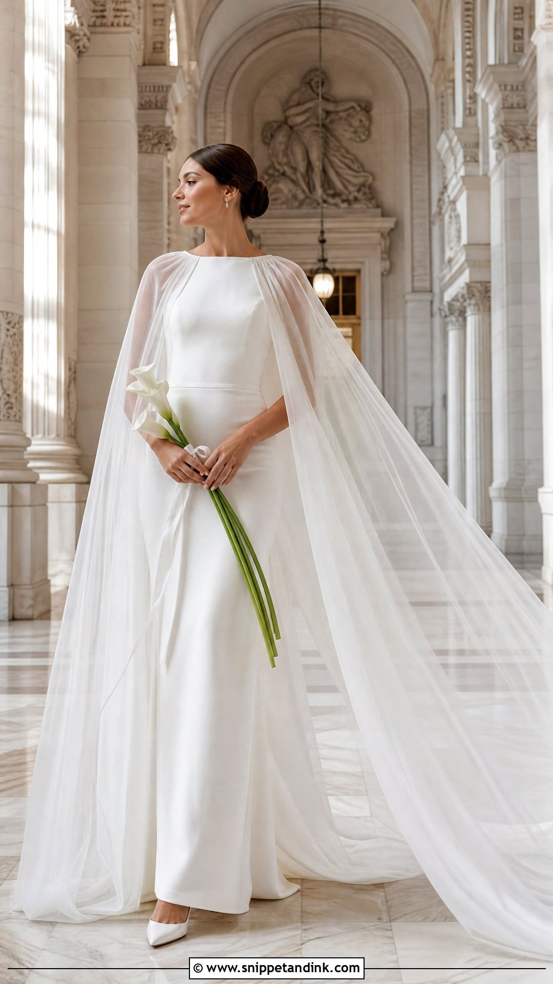 Cape Wedding Dress - Snippet and Ink - 20 Wedding Style Dresses