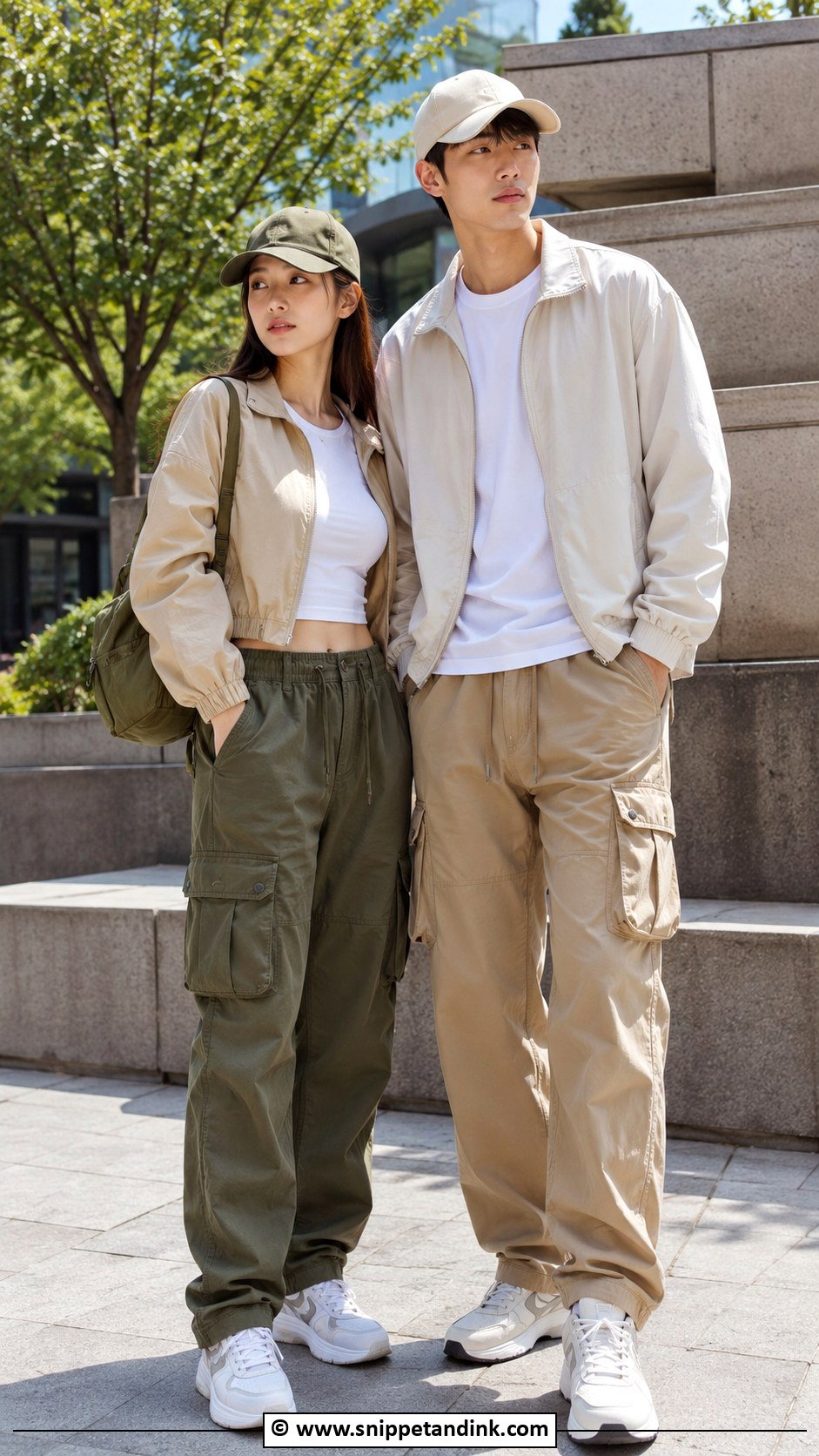 Cargo Pants Couple Fit - Snippet and Ink - 30 Couple Fits Ideas