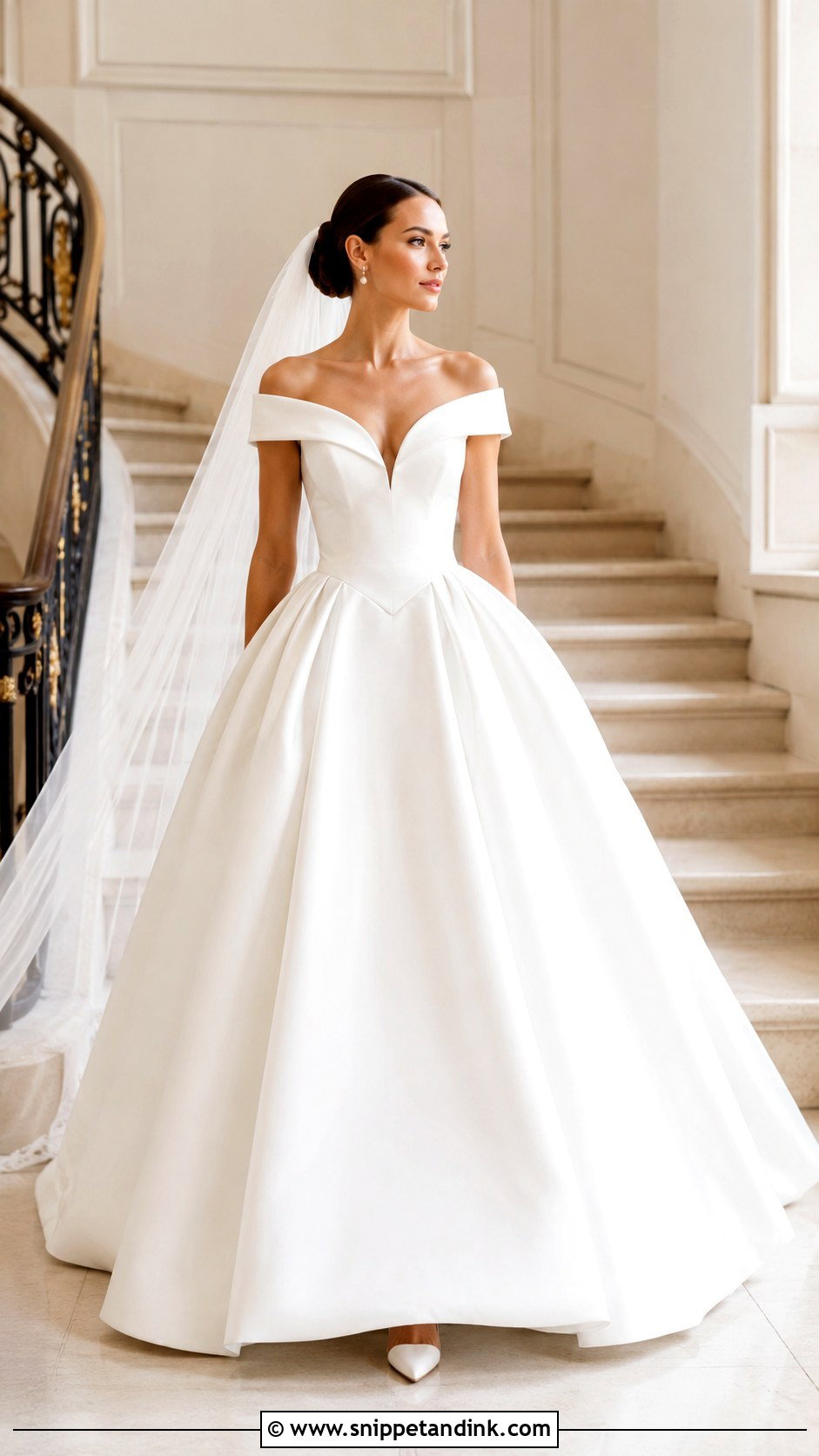 Carolina Herrera Basque Waist Ball Gown - Snippet and Ink - 20 Carolina Herrera Wedding Dress Ideas