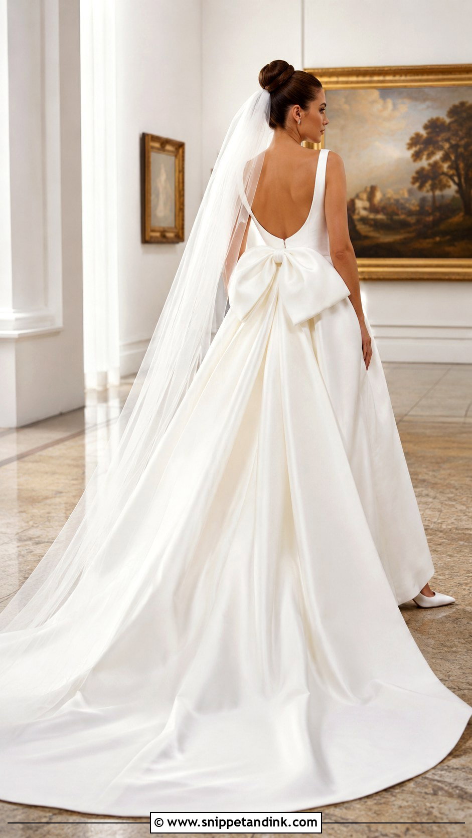 Carolina Herrera Bow Back Wedding Dress - Snippet and Ink - 20 Carolina Herrera Wedding Dress Ideas
